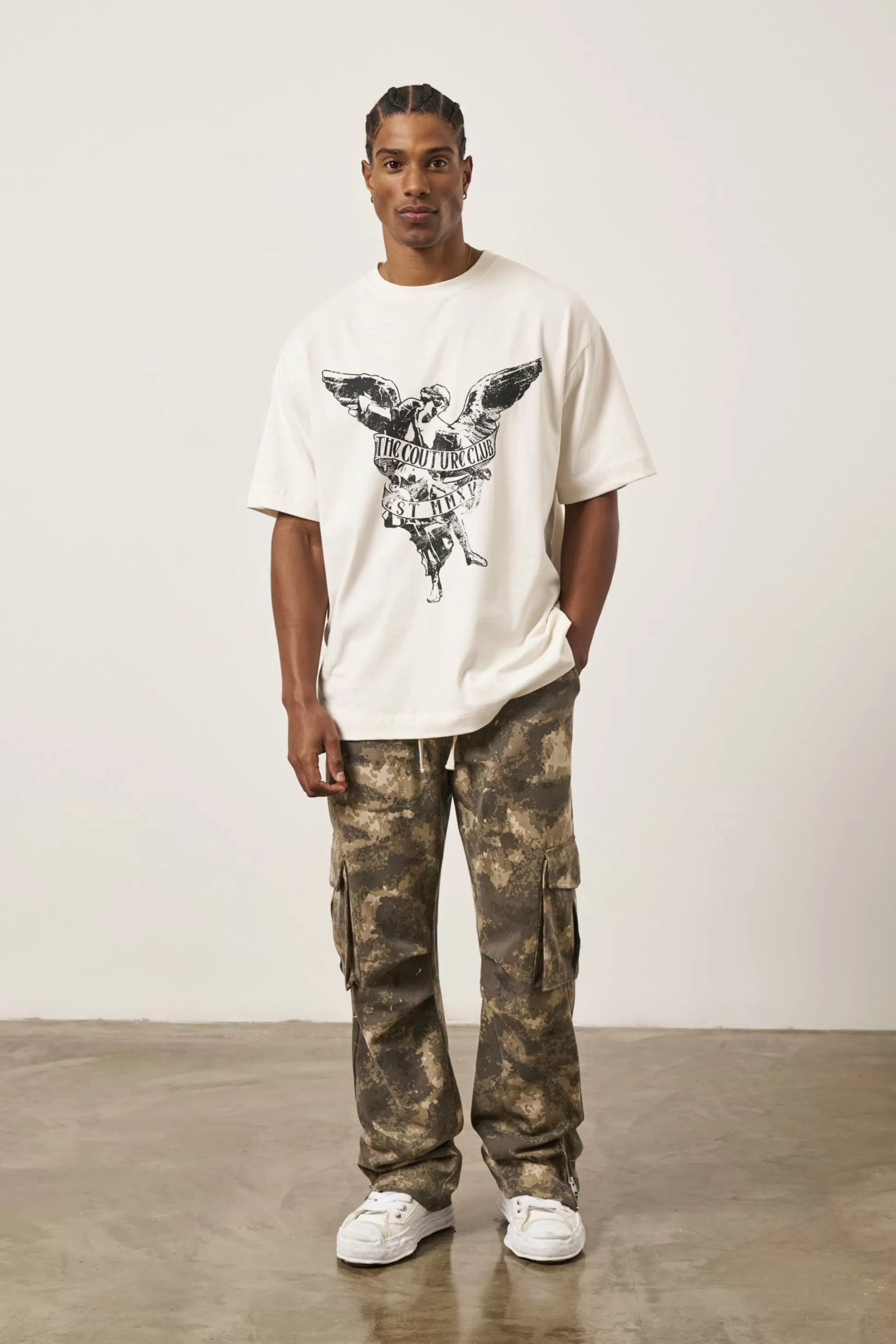 The Couture Club Angel Script Relaxed T-Shirt