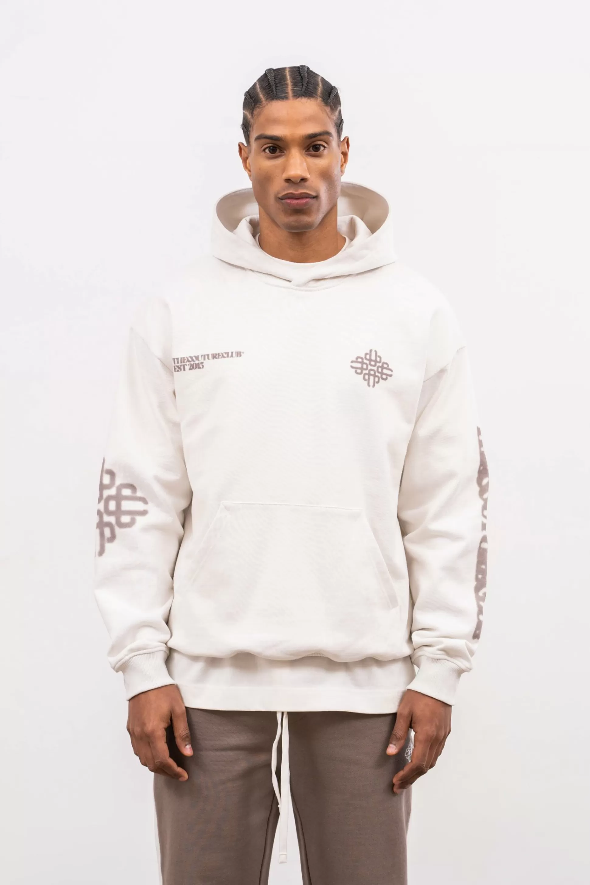 The Couture Club Blurred Emblem Graphic Hoodie