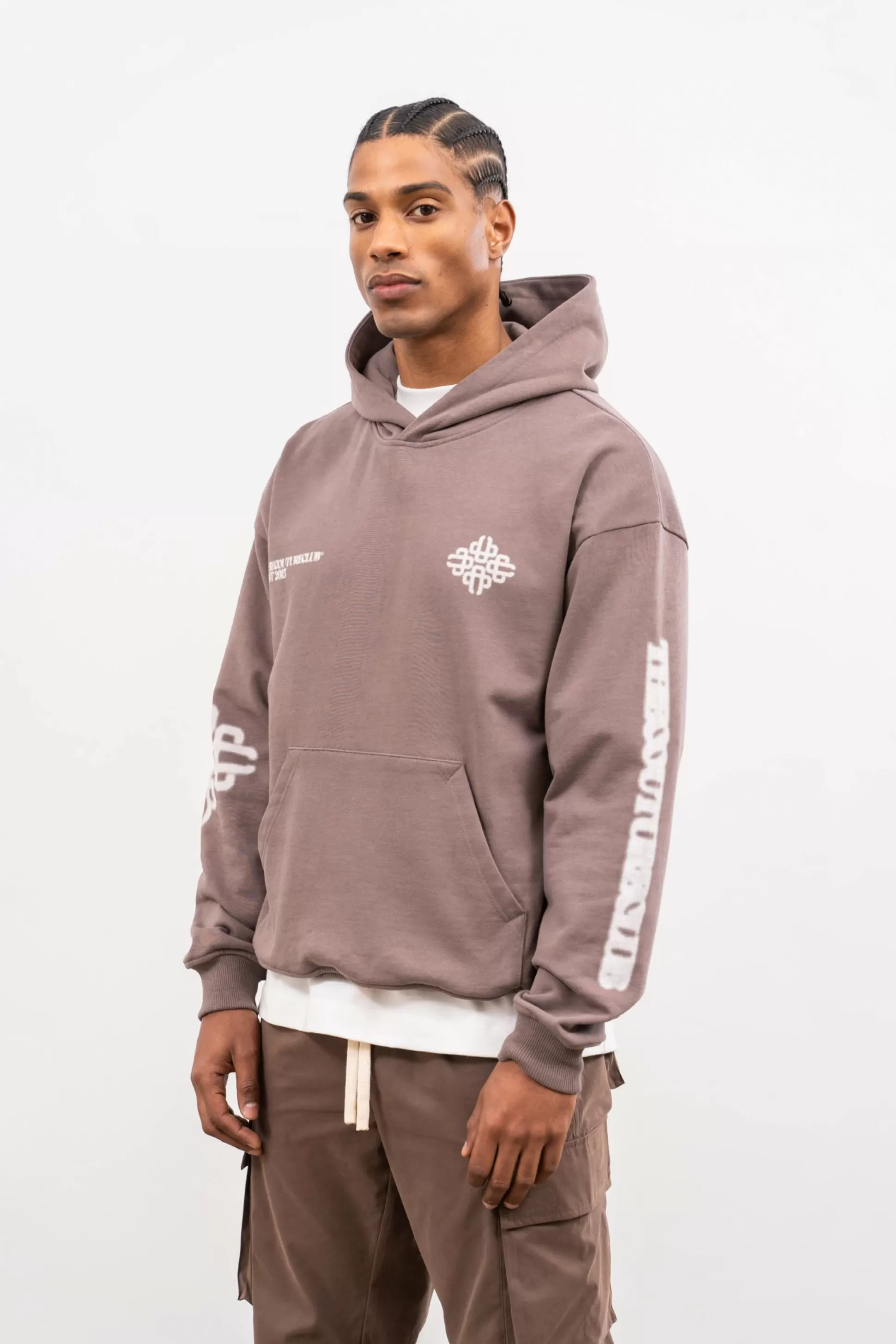 The Couture Club Blurred Emblem Graphic Hoodie