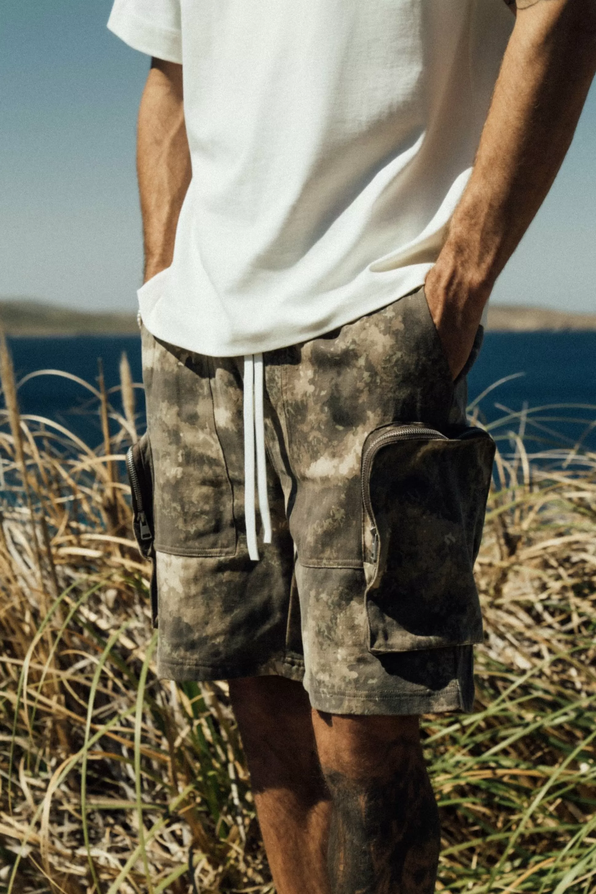 The Couture Club Camo Cargo Shorts