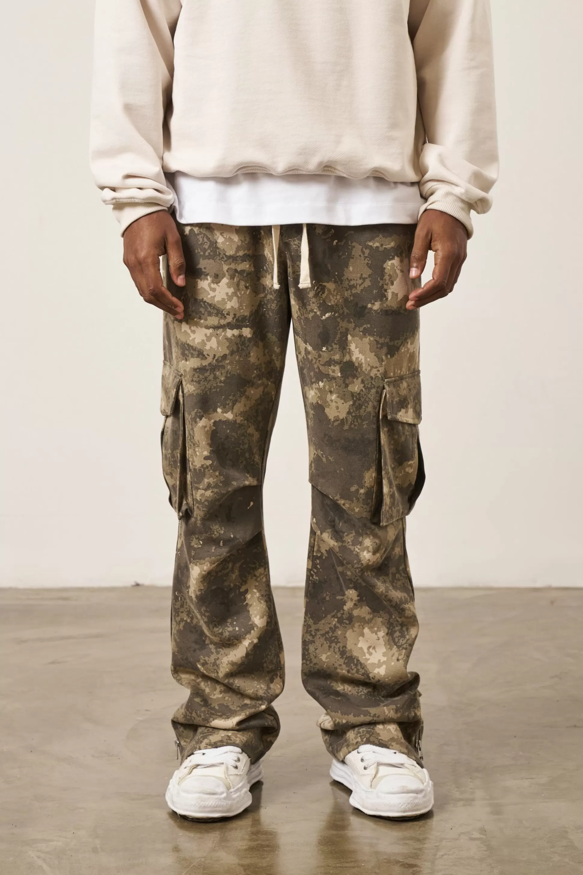 The Couture Club Camo Straight Leg Cargos