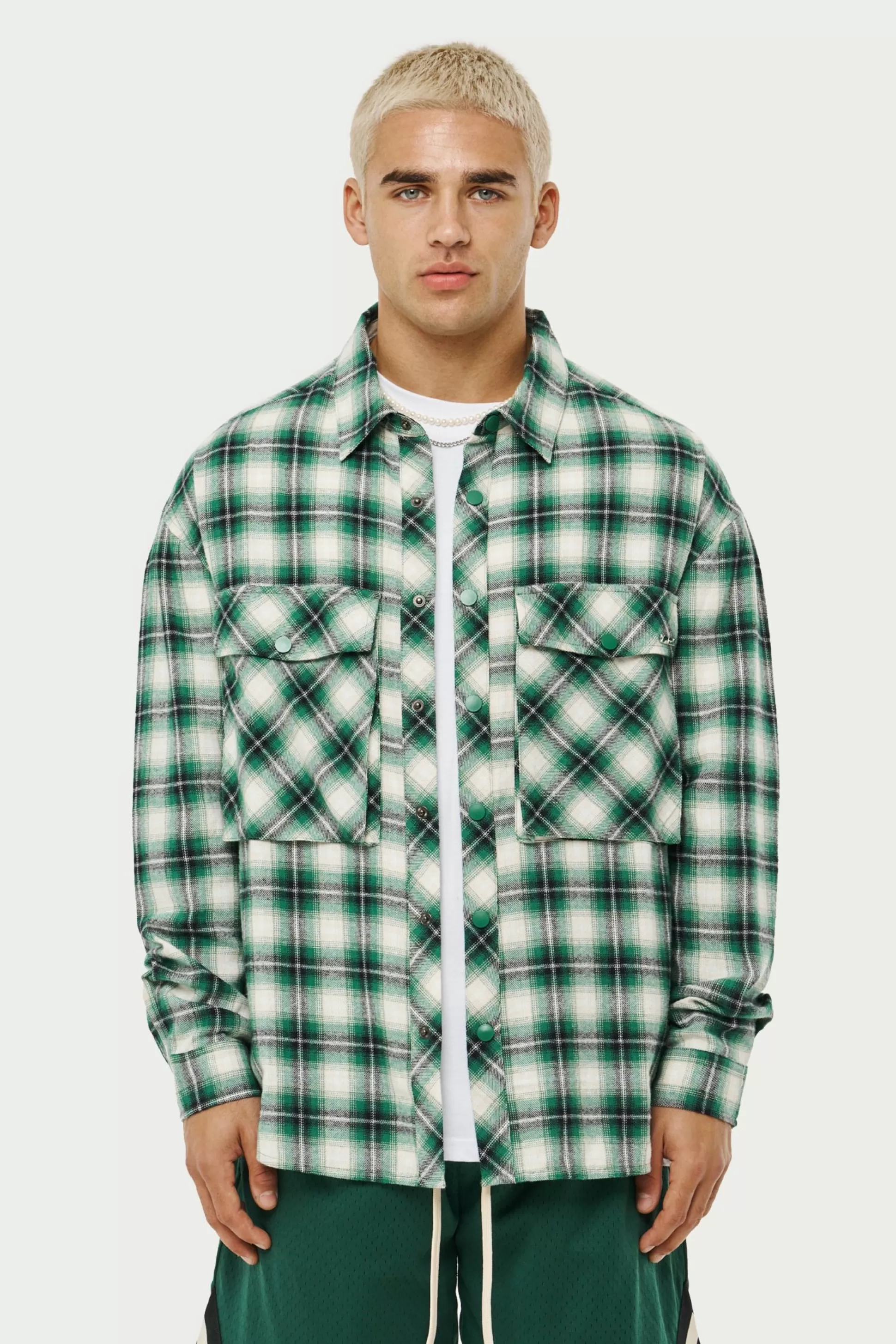 The Couture Club Copyright Check Relaxed Shirt