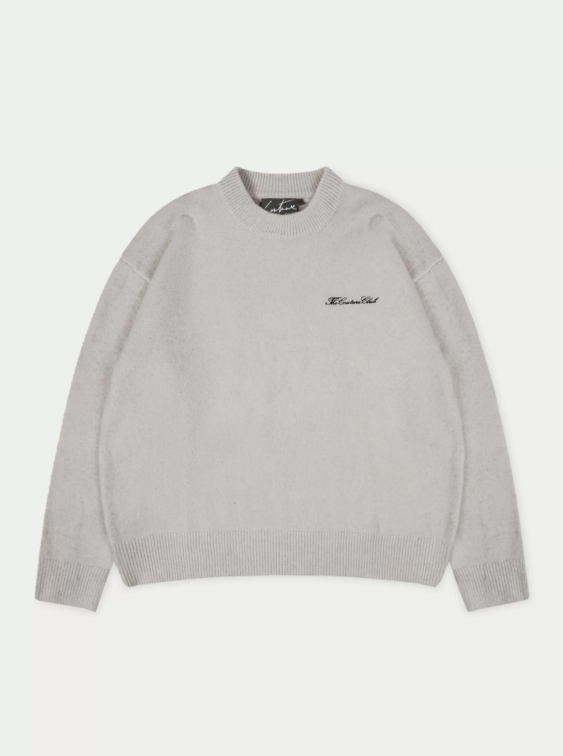 The Couture Club Couture Script Knitted Crew