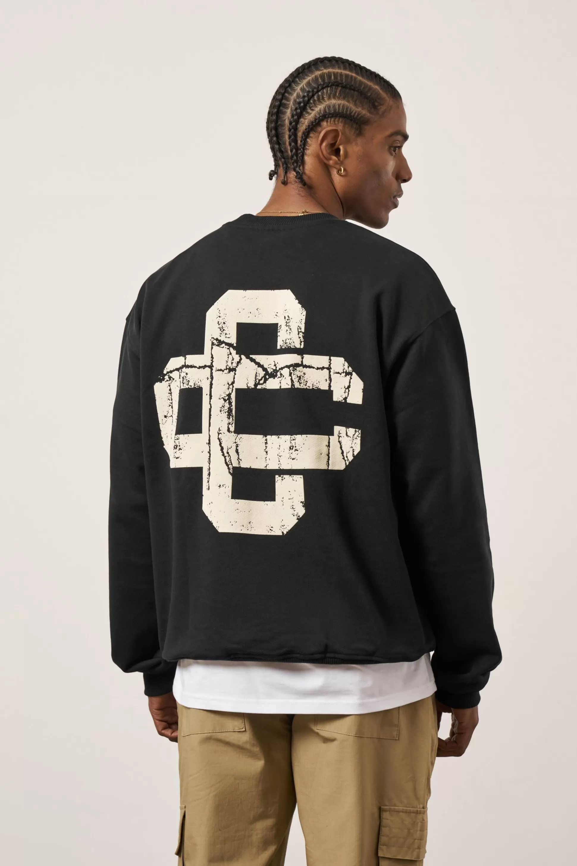 The Couture Club Cracked Emblem Sweatshirt