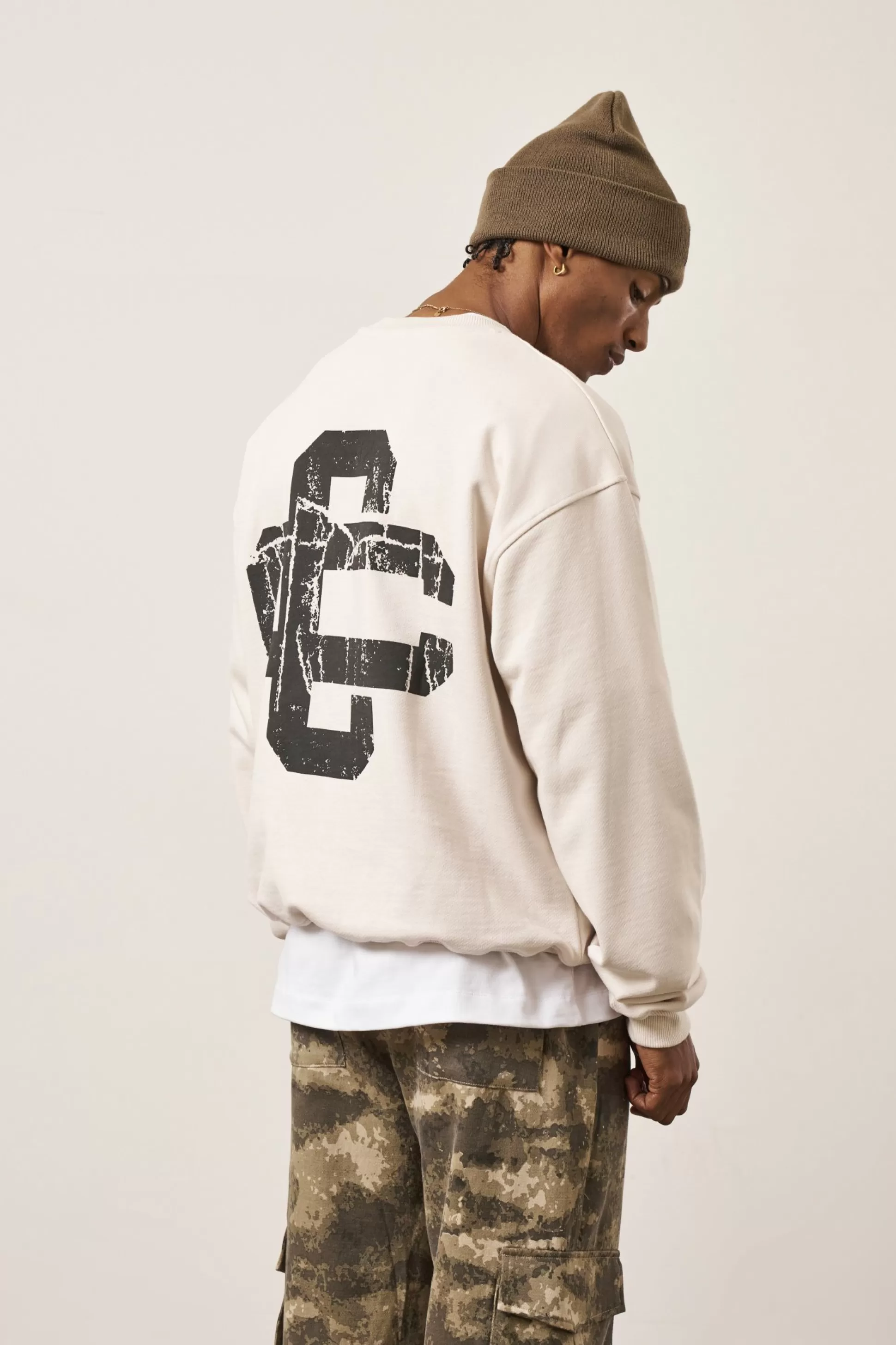 The Couture Club Cracked Emblem Sweatshirt