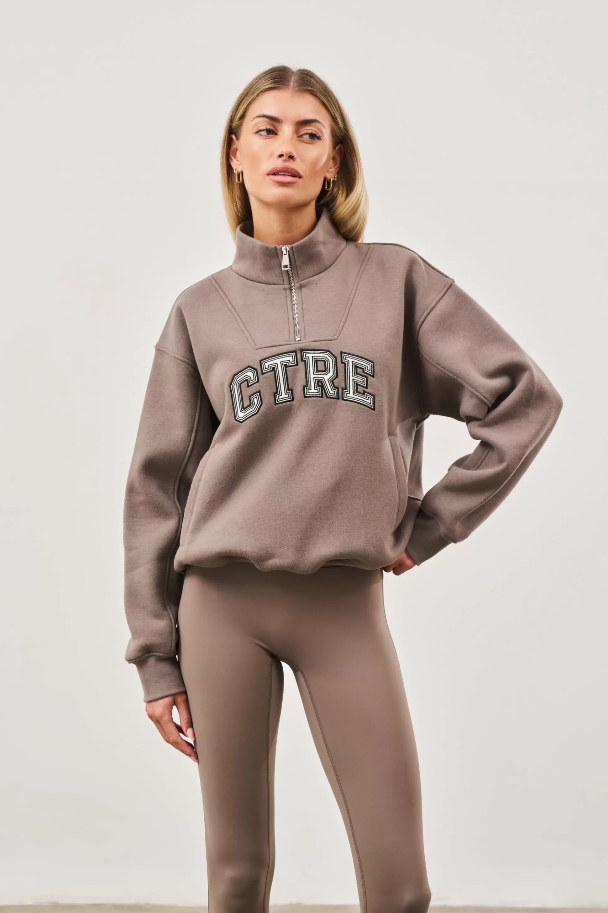 The Couture Club Ctre Half Zip Sweatshirt