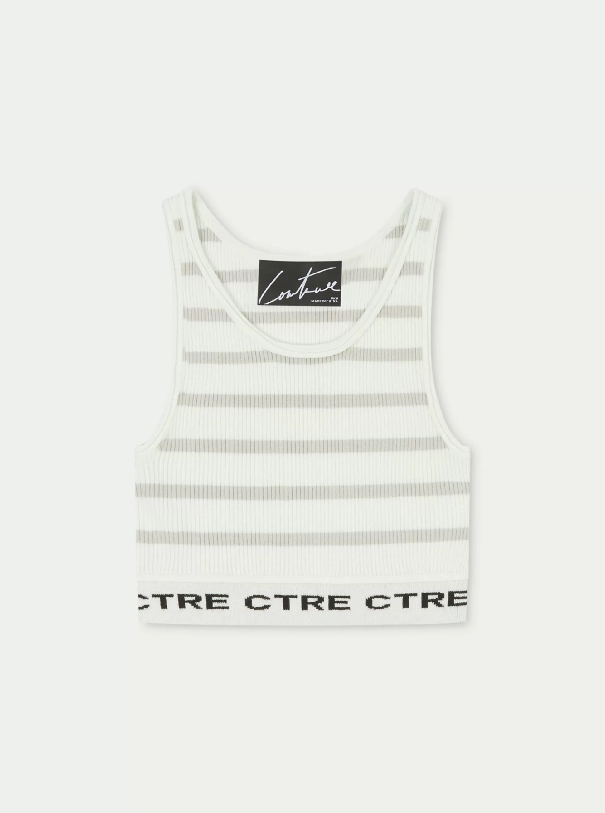 The Couture Club Ctre Knit Crop Top