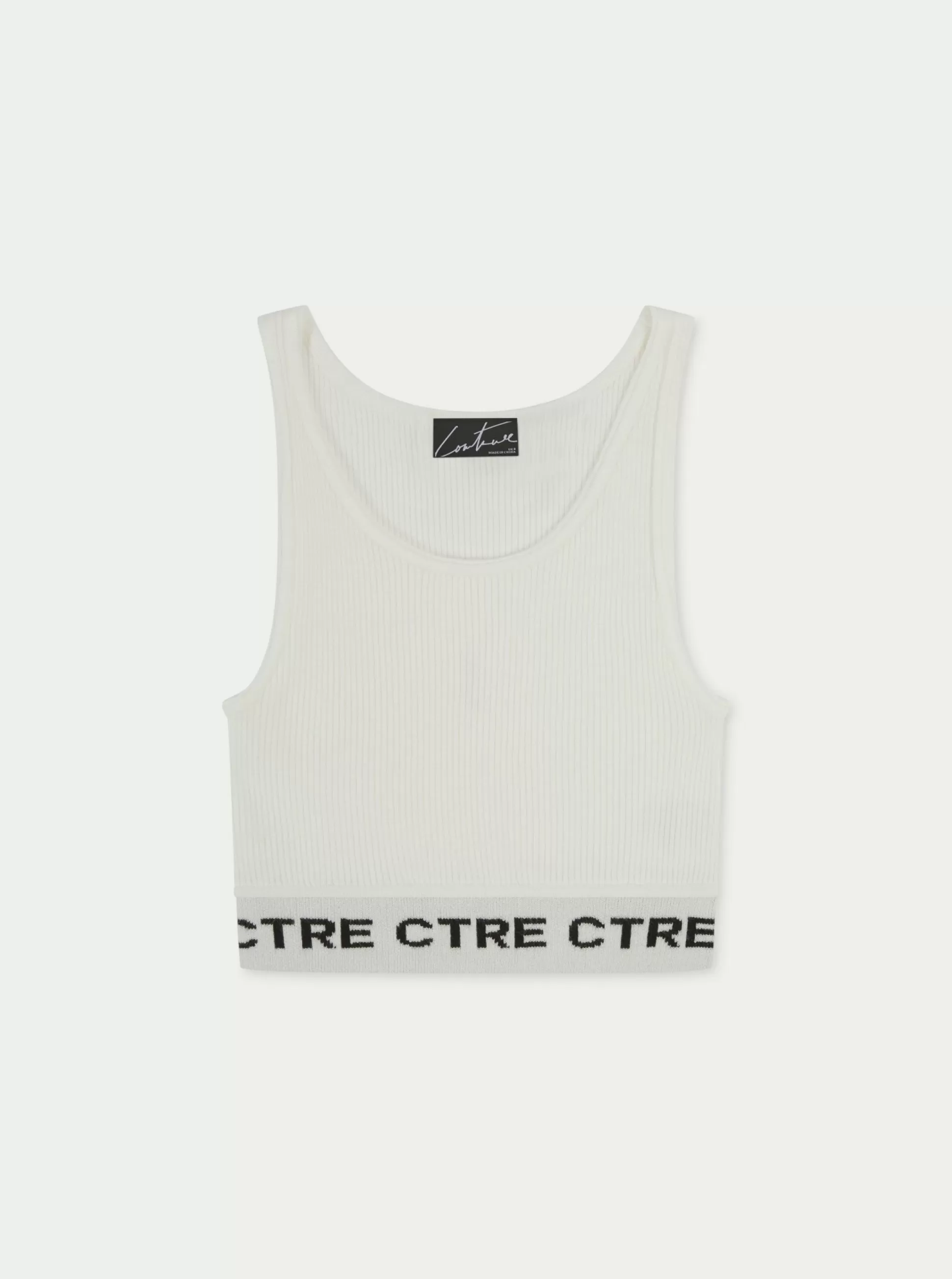 The Couture Club Ctre Knitted Vest Top