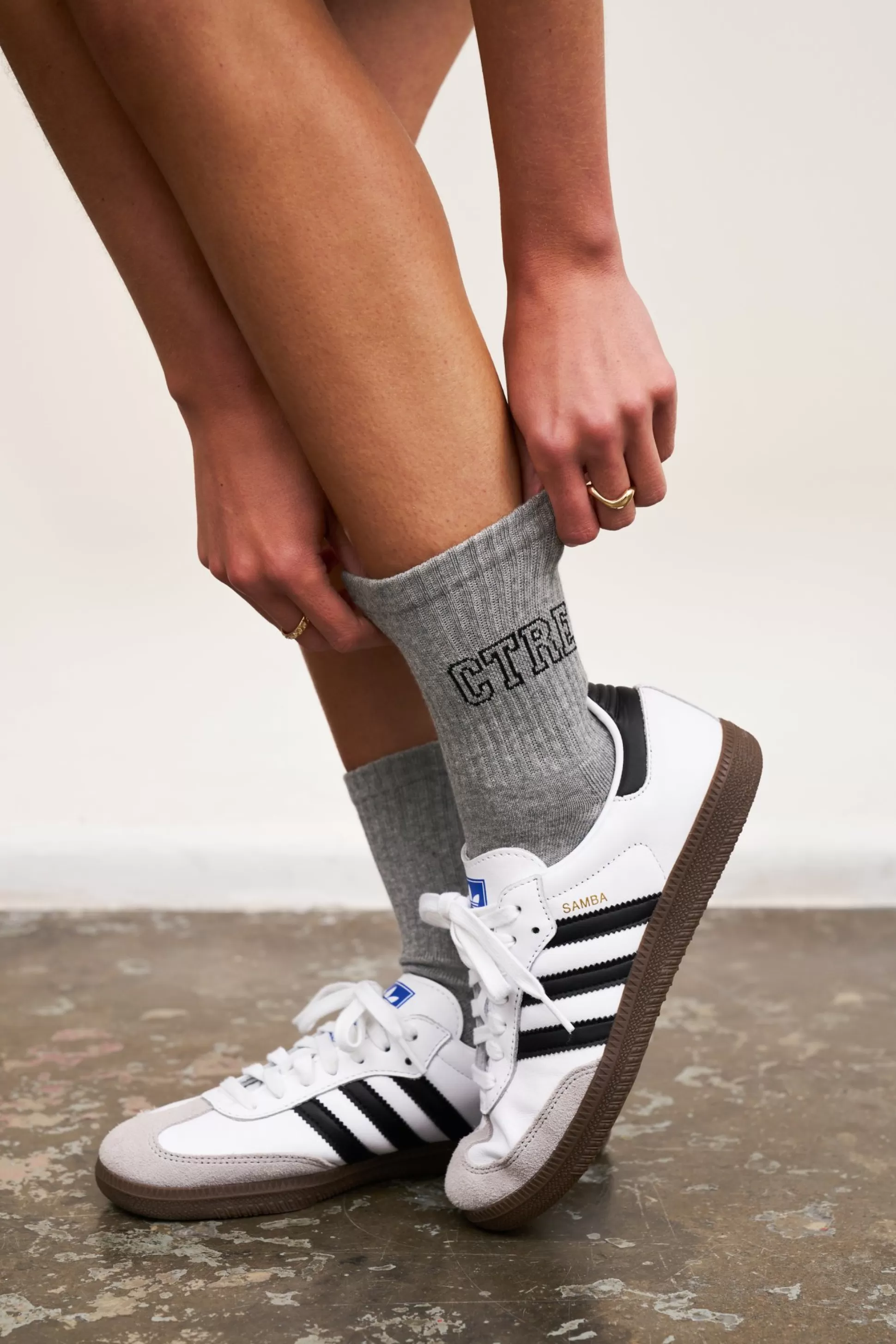 The Couture Club Ctre Outline Sport Sock