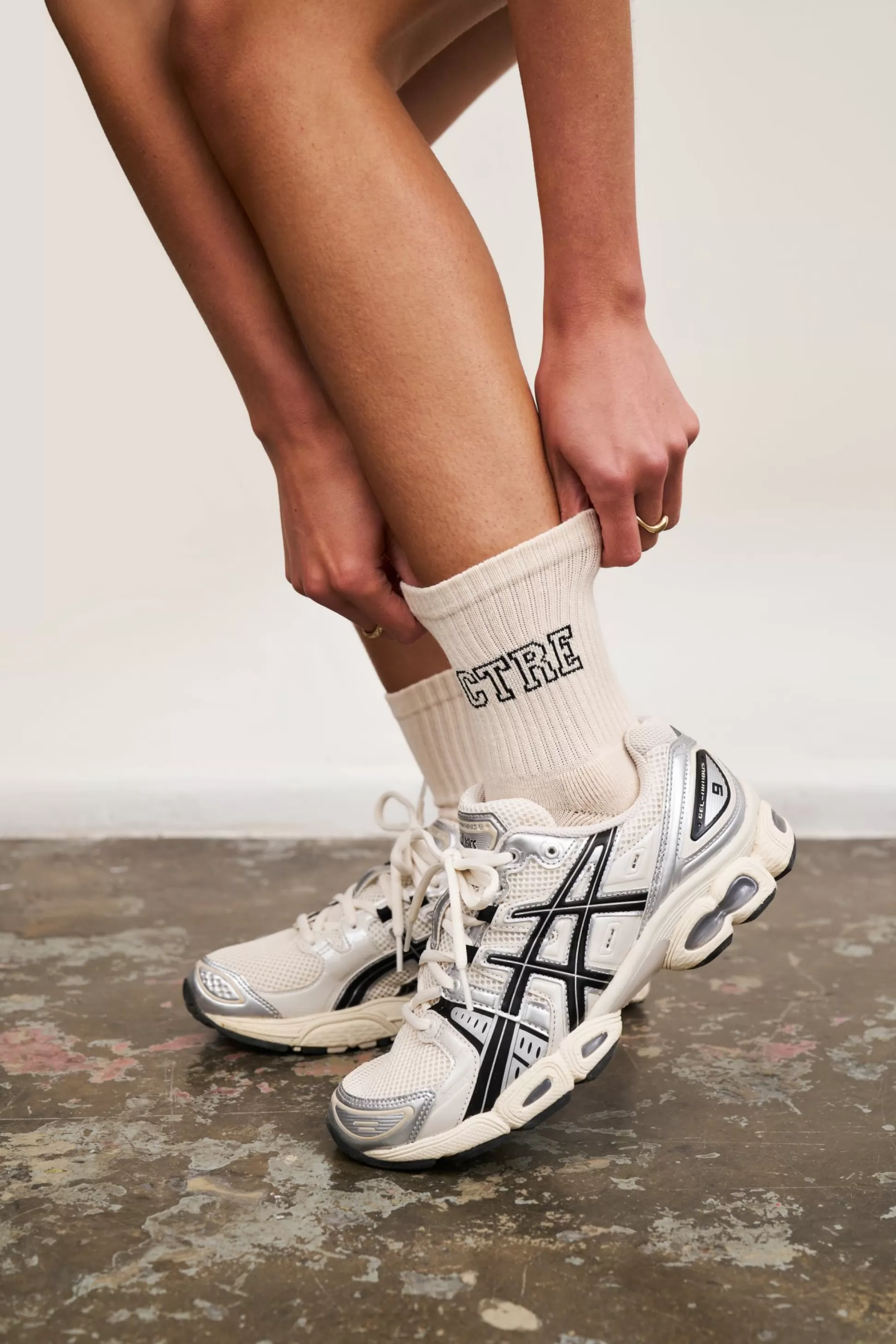 The Couture Club Ctre Outline Sport Sock