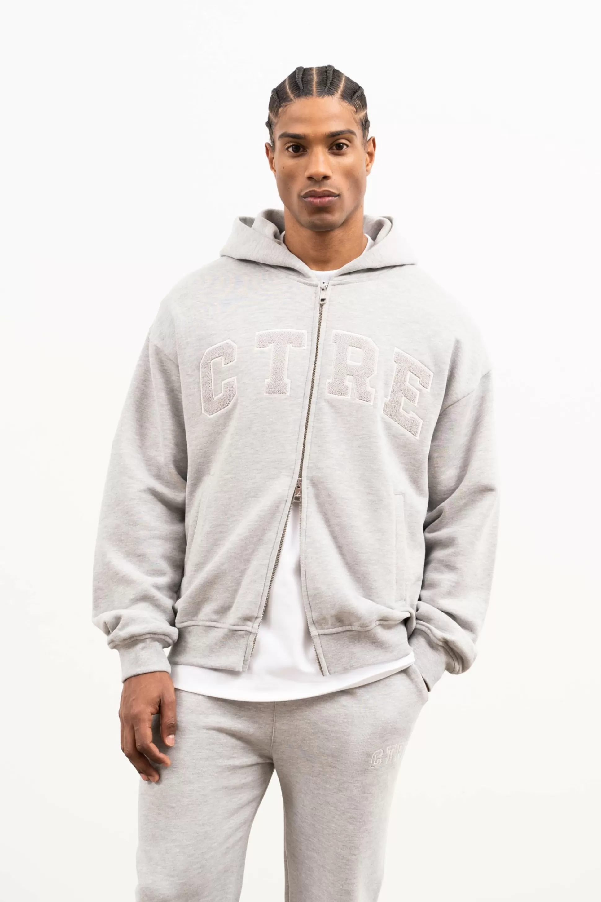 The Couture Club Ctre Zip Through Hoodie