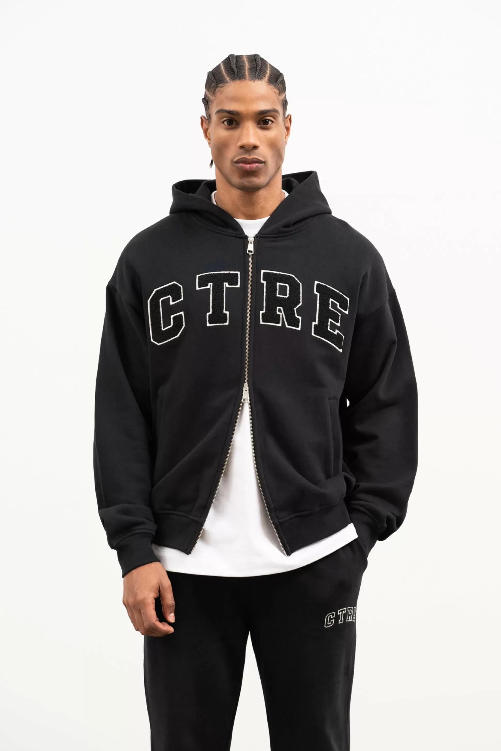 The Couture Club Ctre Zip Through Hoodie