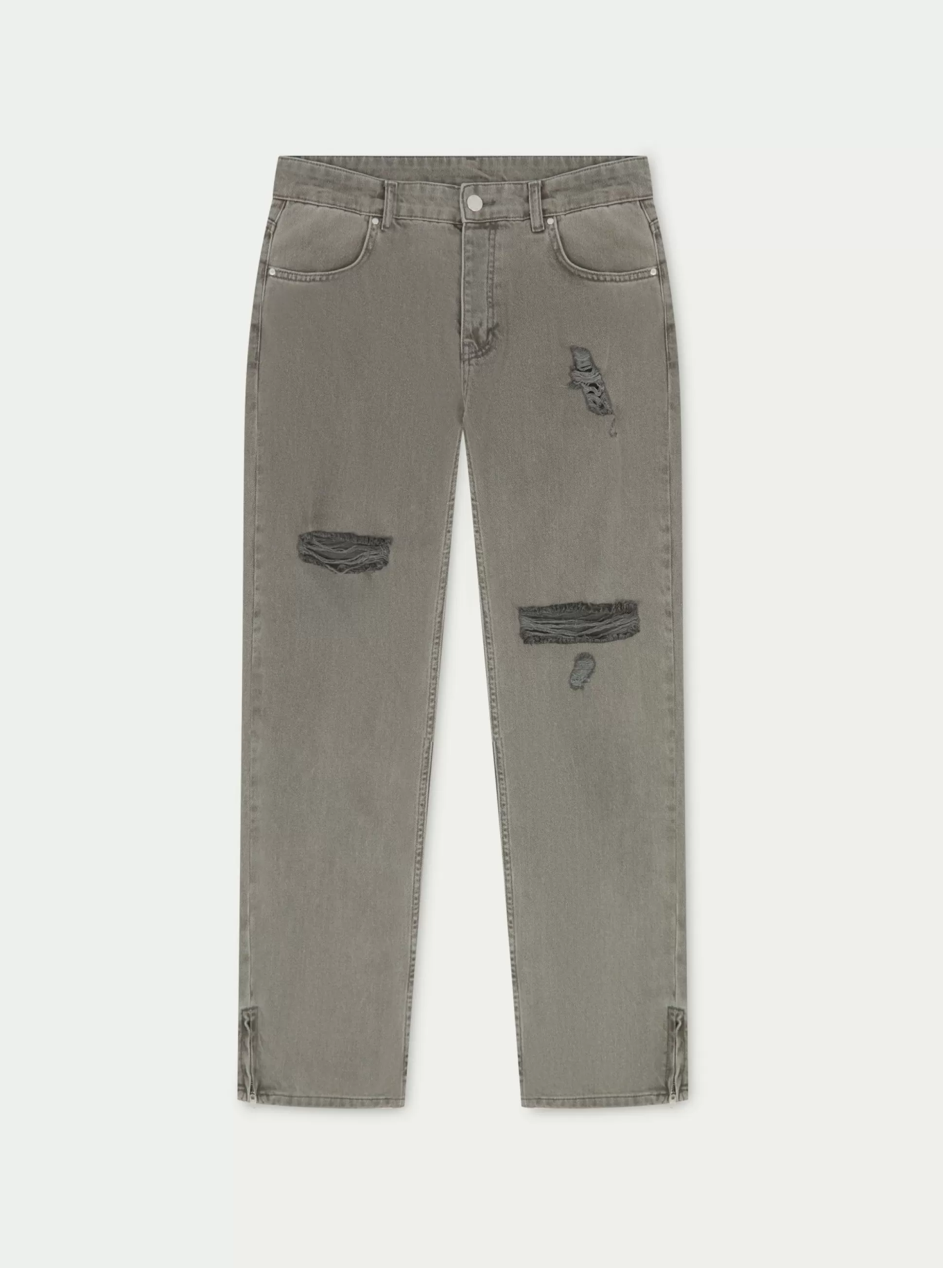 The Couture Club Distressed Straight Leg Jean