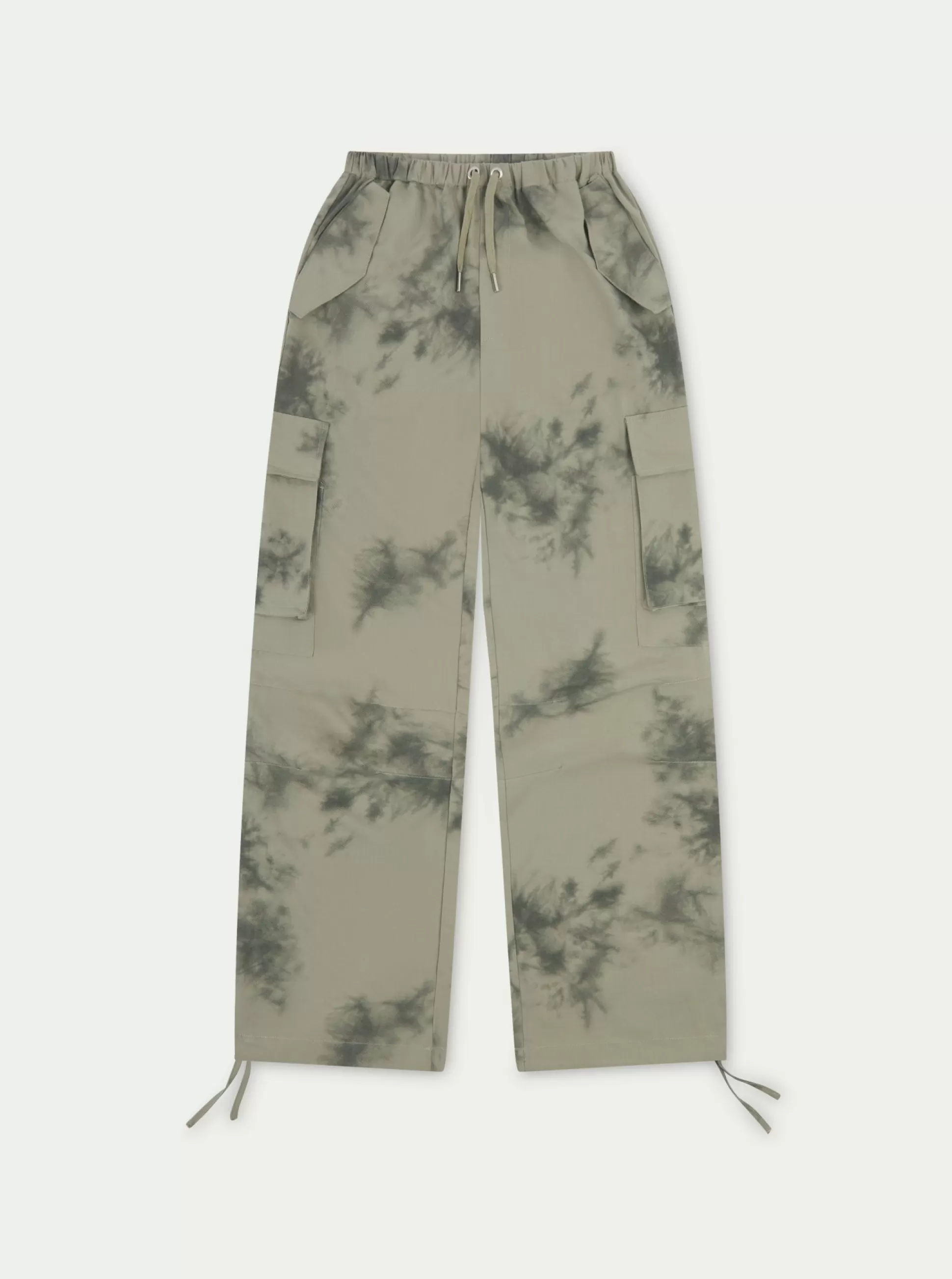 The Couture Club Draped Camo Oversized Cargos