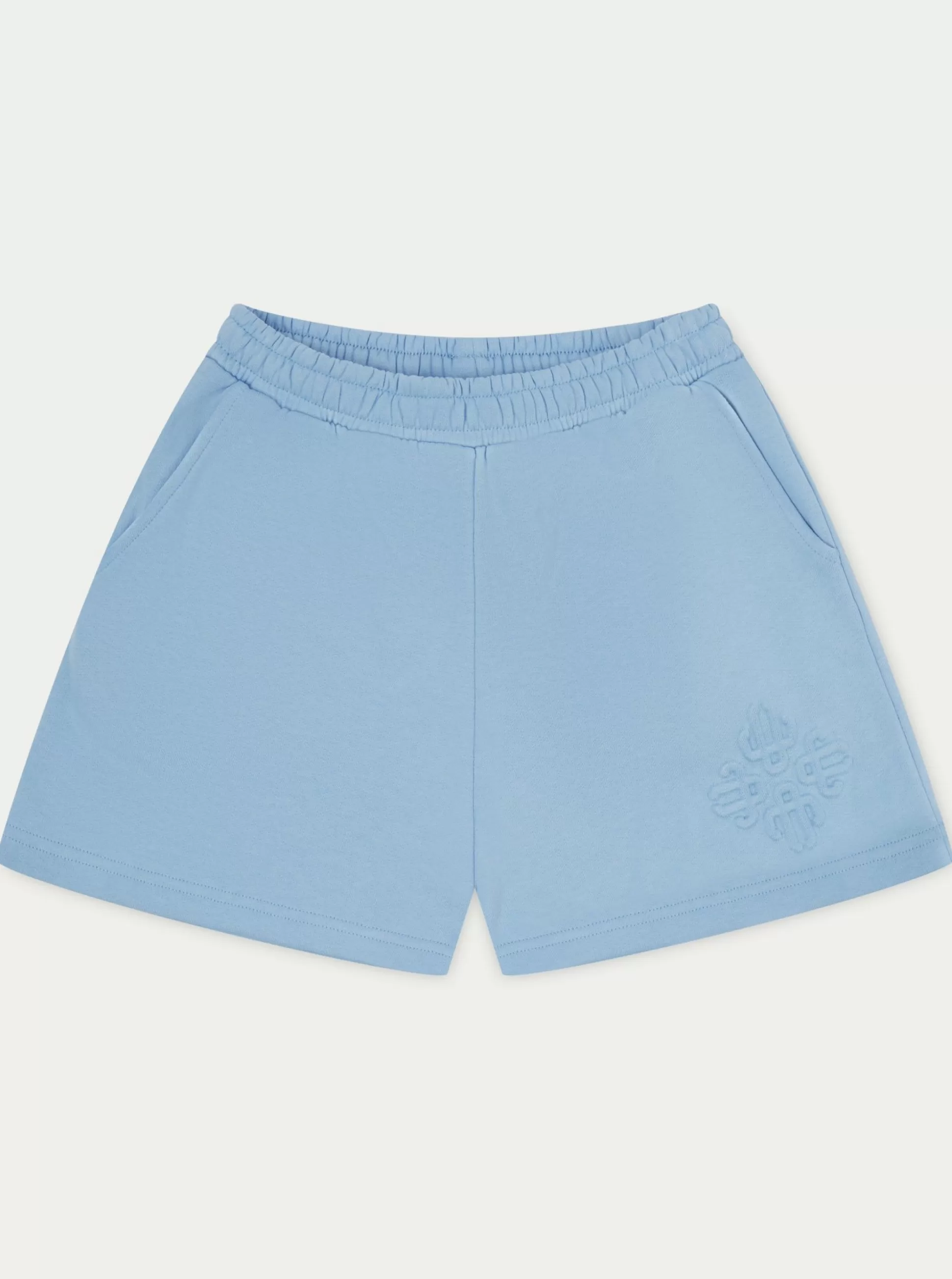 The Couture Club Emblem Embossed Shorts