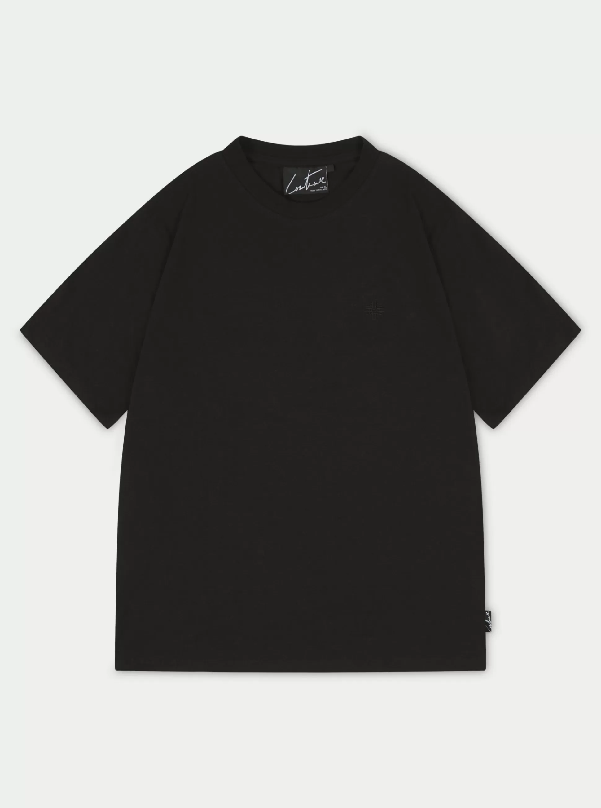 The Couture Club Emblem Embroidered Slim Fit T-Shirt