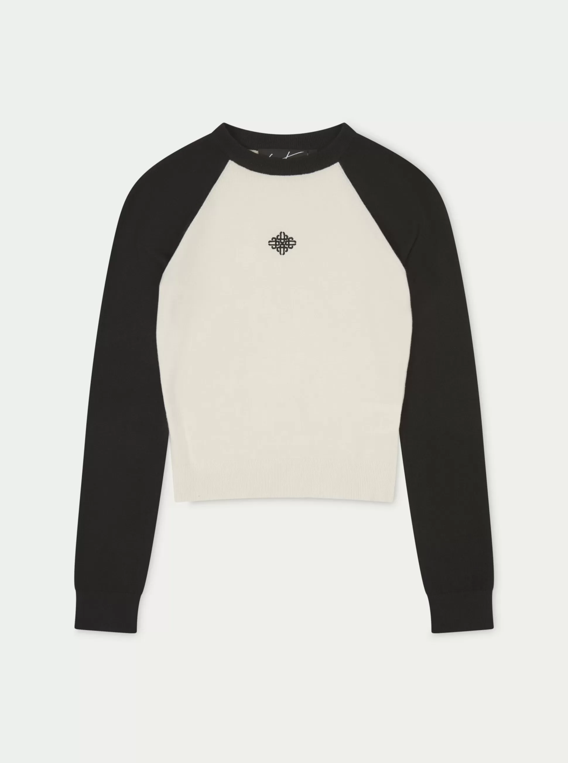 The Couture Club Emblem Fine Knitted Long Sleeve Top