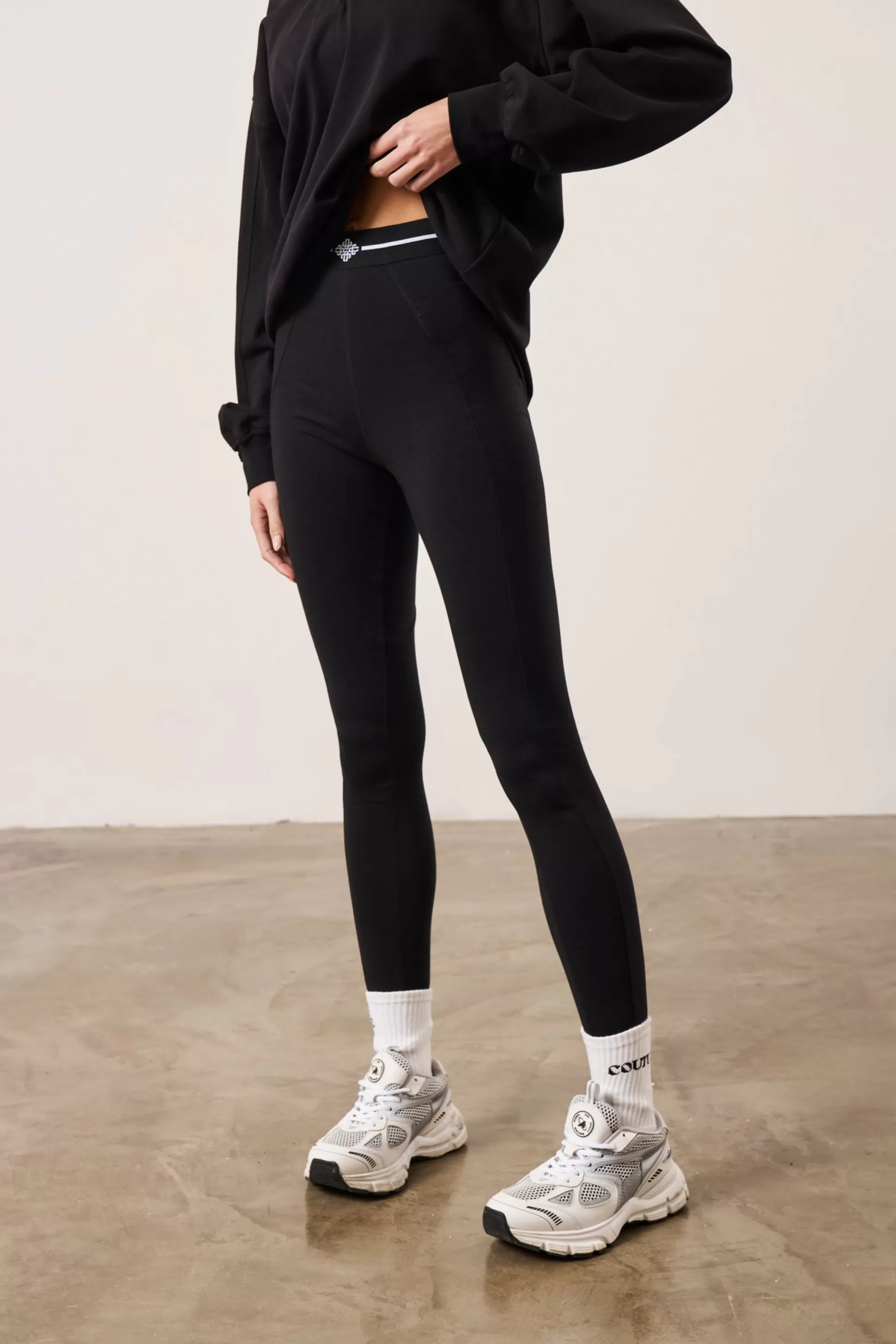 The Couture Club Emblem Jersey Leggings