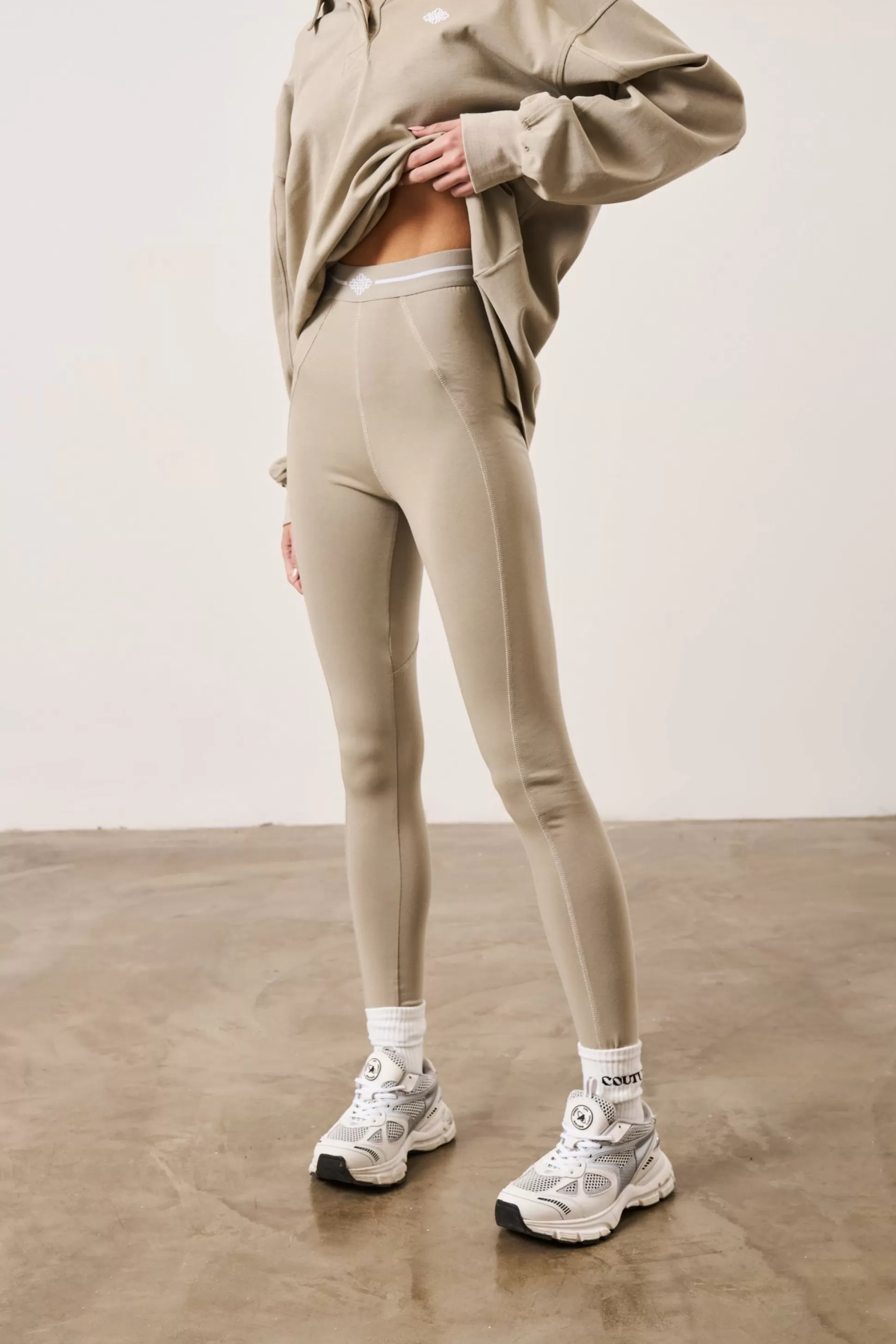 The Couture Club Emblem Jersey Leggings