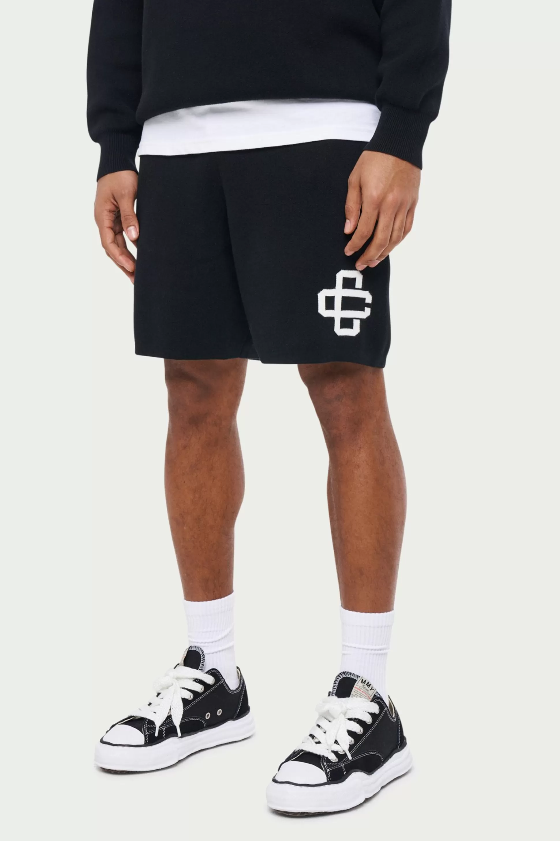 The Couture Club Emblem Knitted Shorts