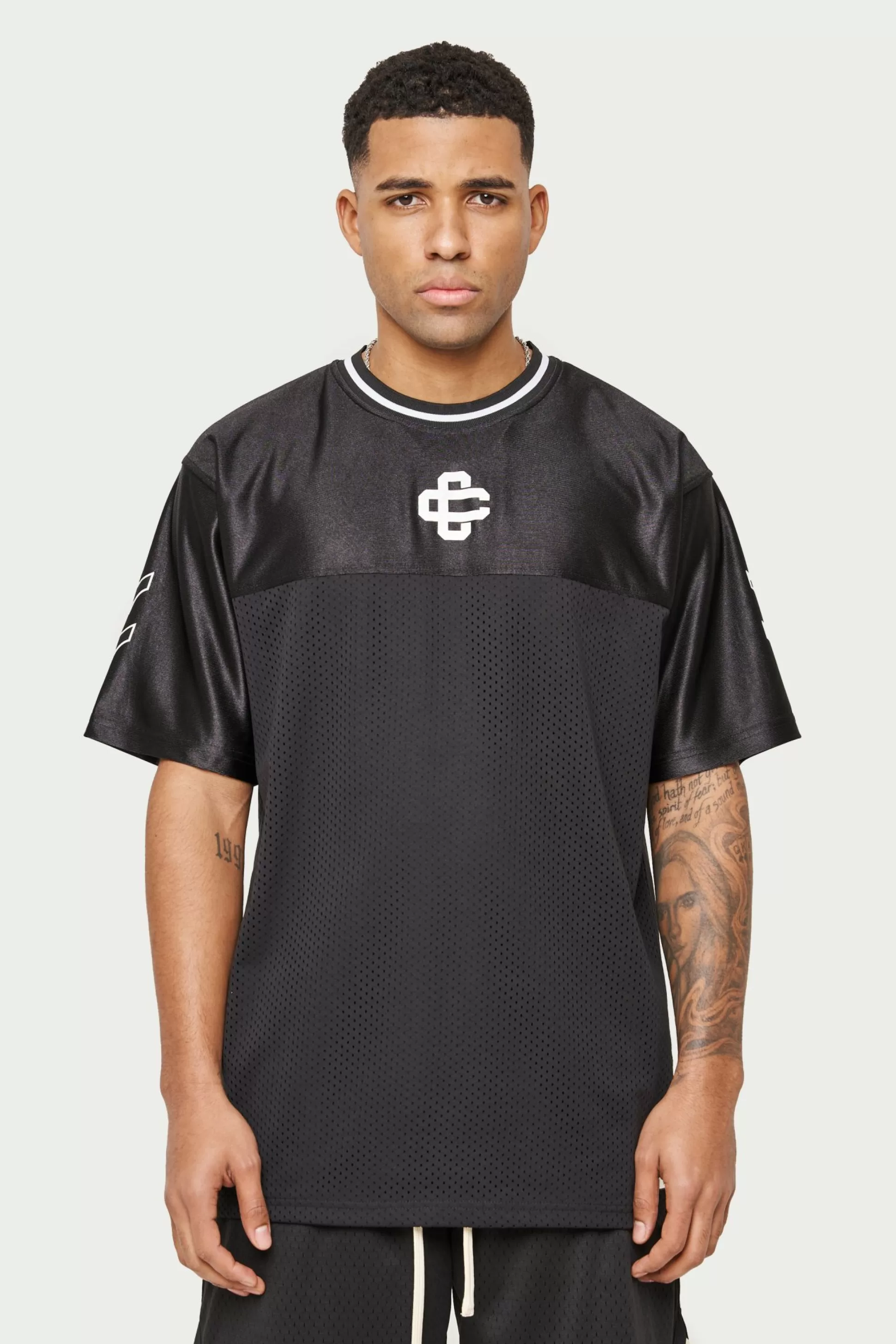 The Couture Club Emblem Mesh Basketball T-Shirt