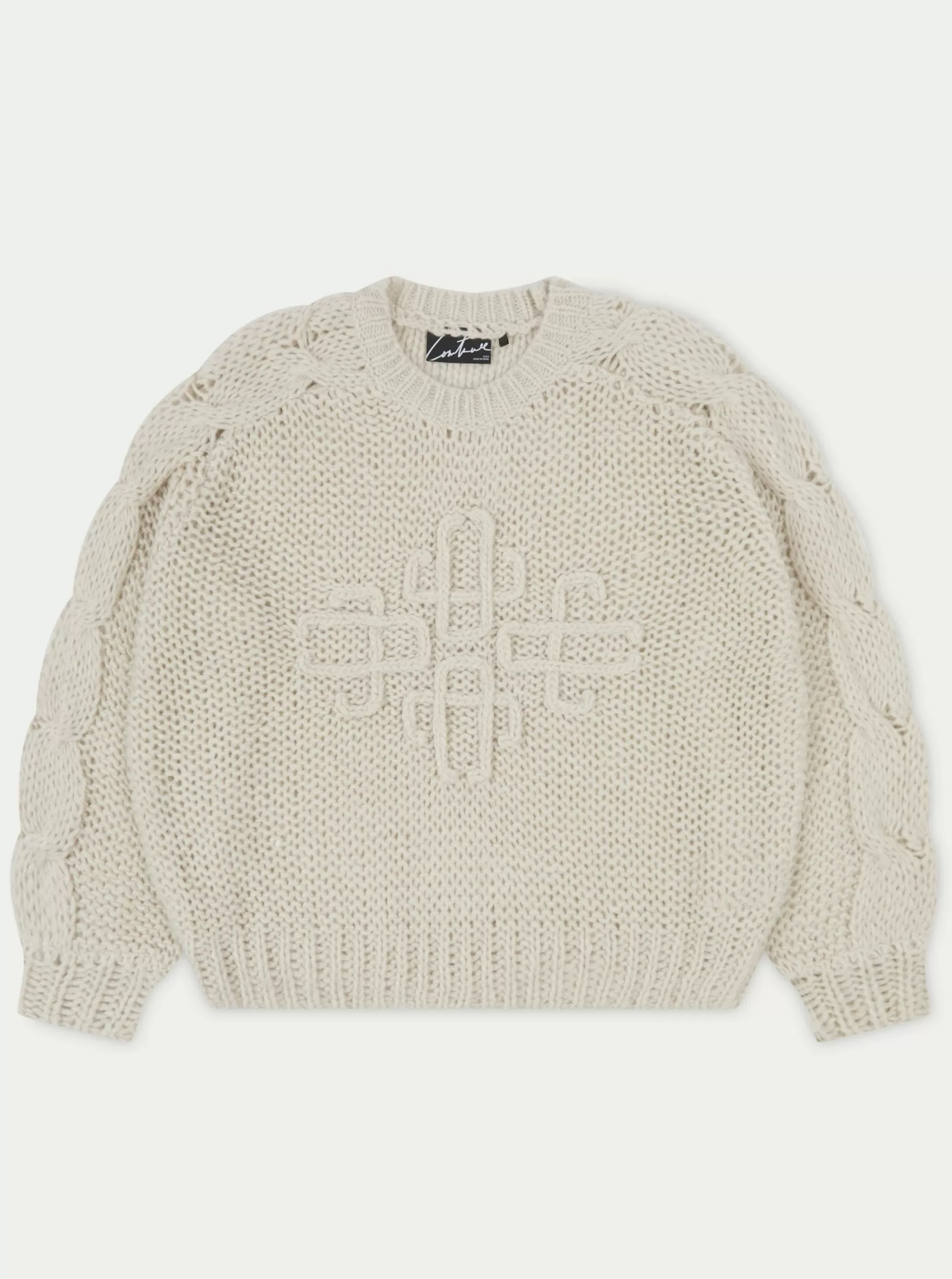 The Couture Club Emblem Oversized Knit Jumper