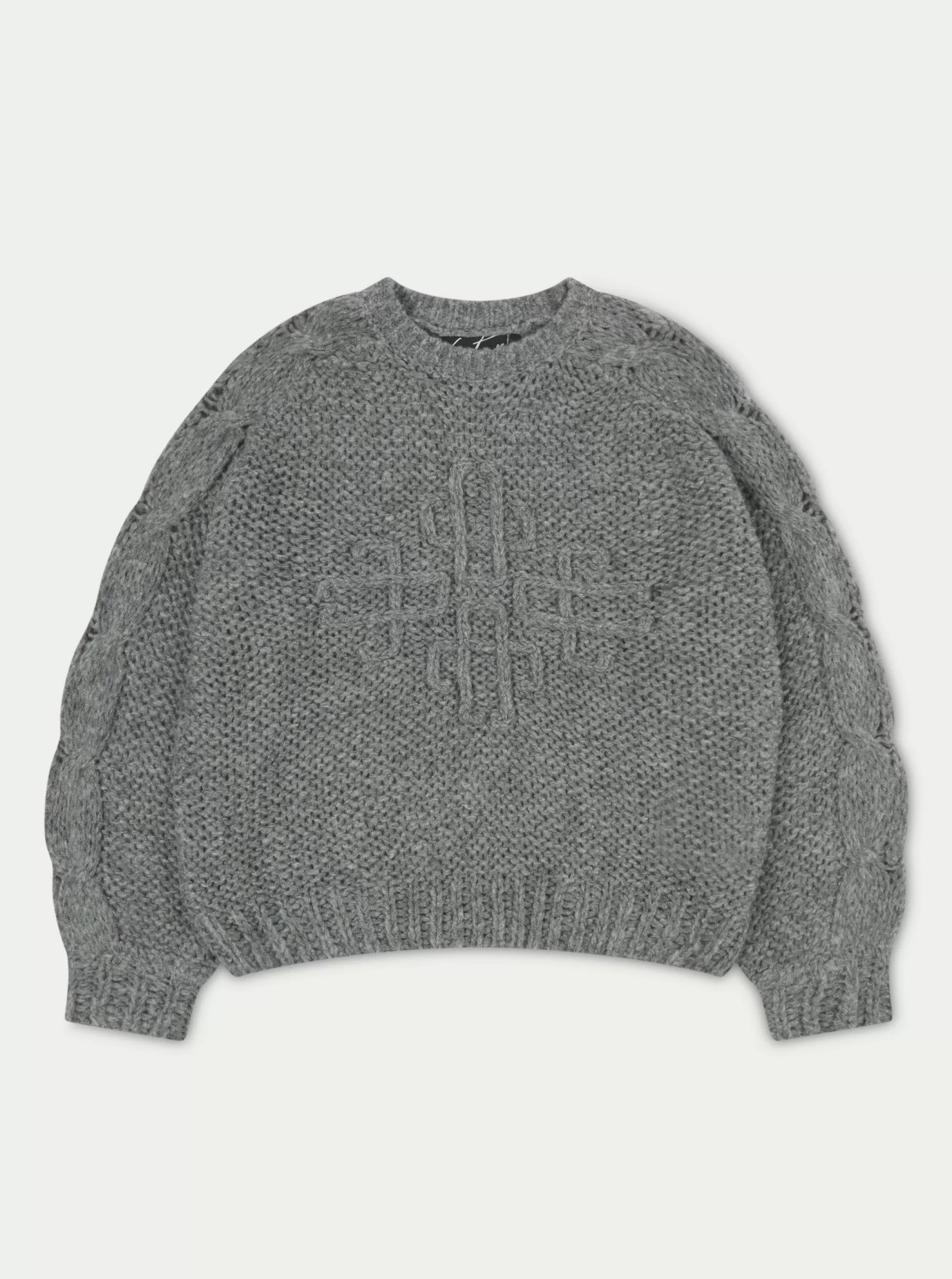 The Couture Club Emblem Oversized Knit Jumper