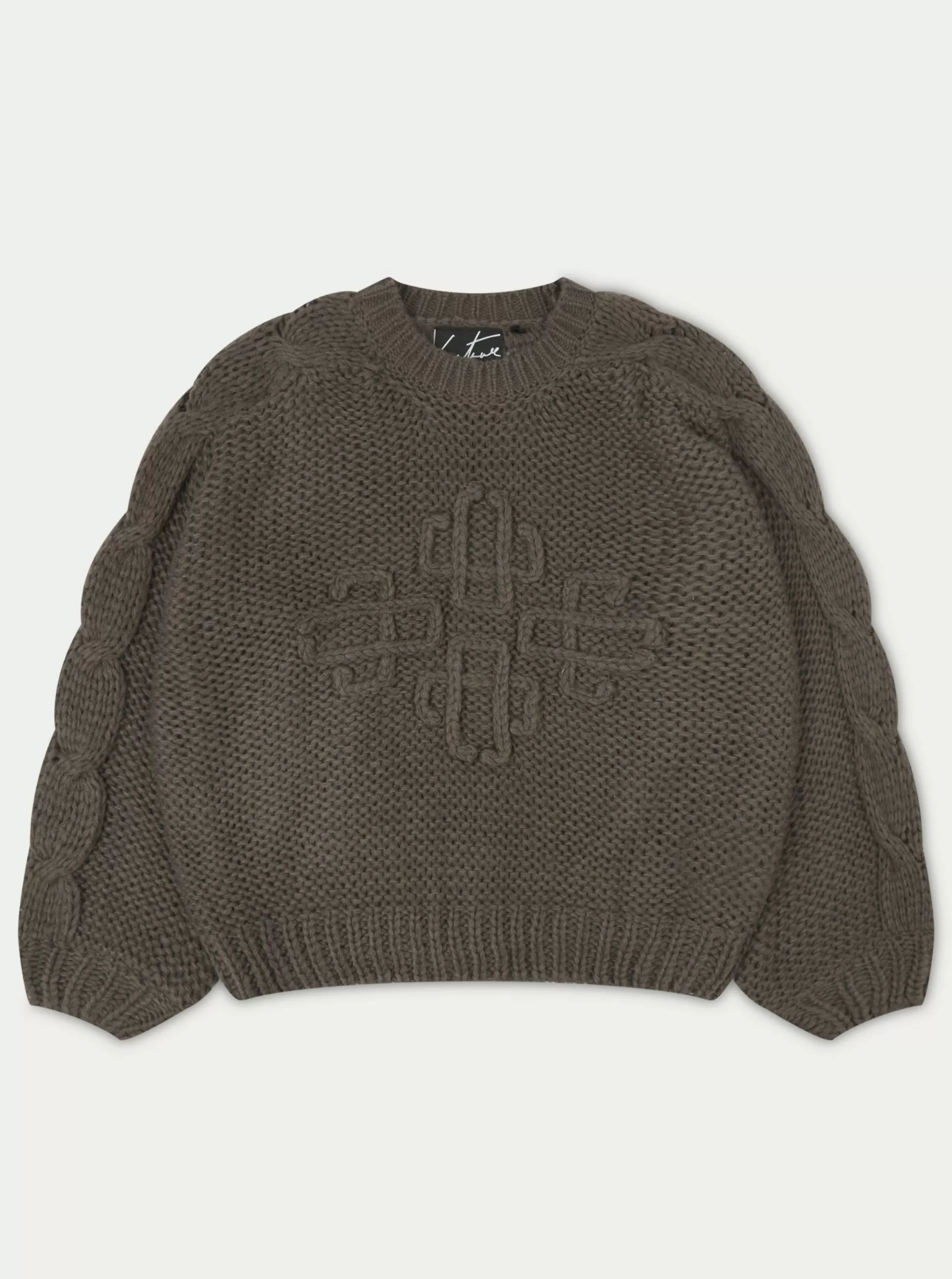 The Couture Club Emblem Oversized Knit Jumper