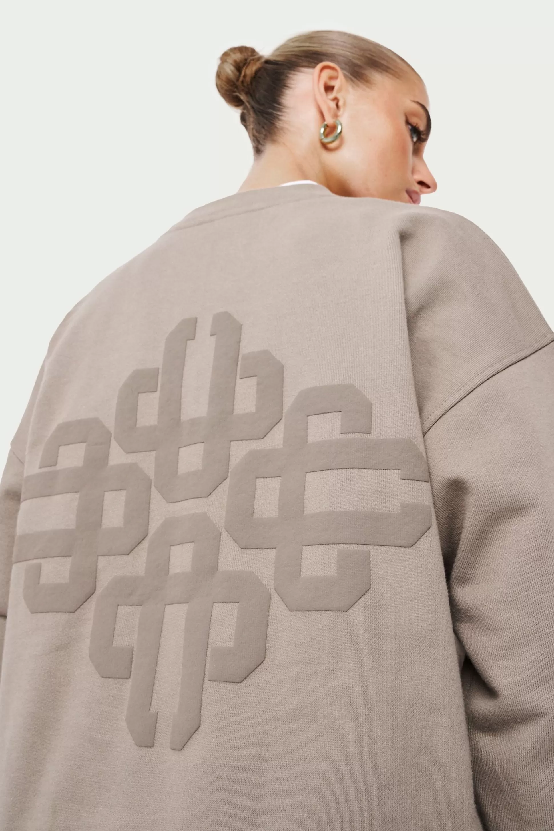 The Couture Club Emblem Oversized Sweatshirt