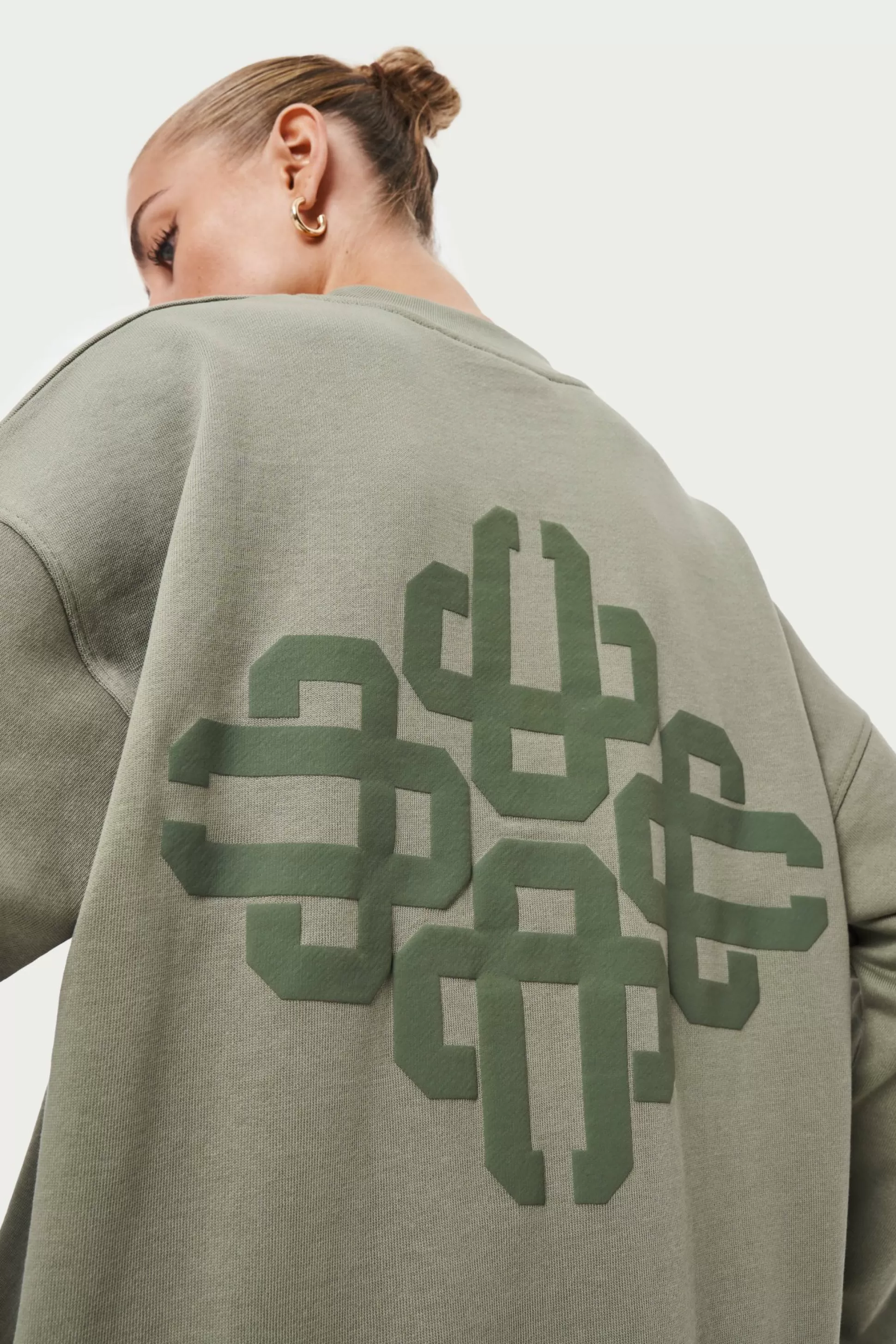 The Couture Club Emblem Oversized Sweatshirt