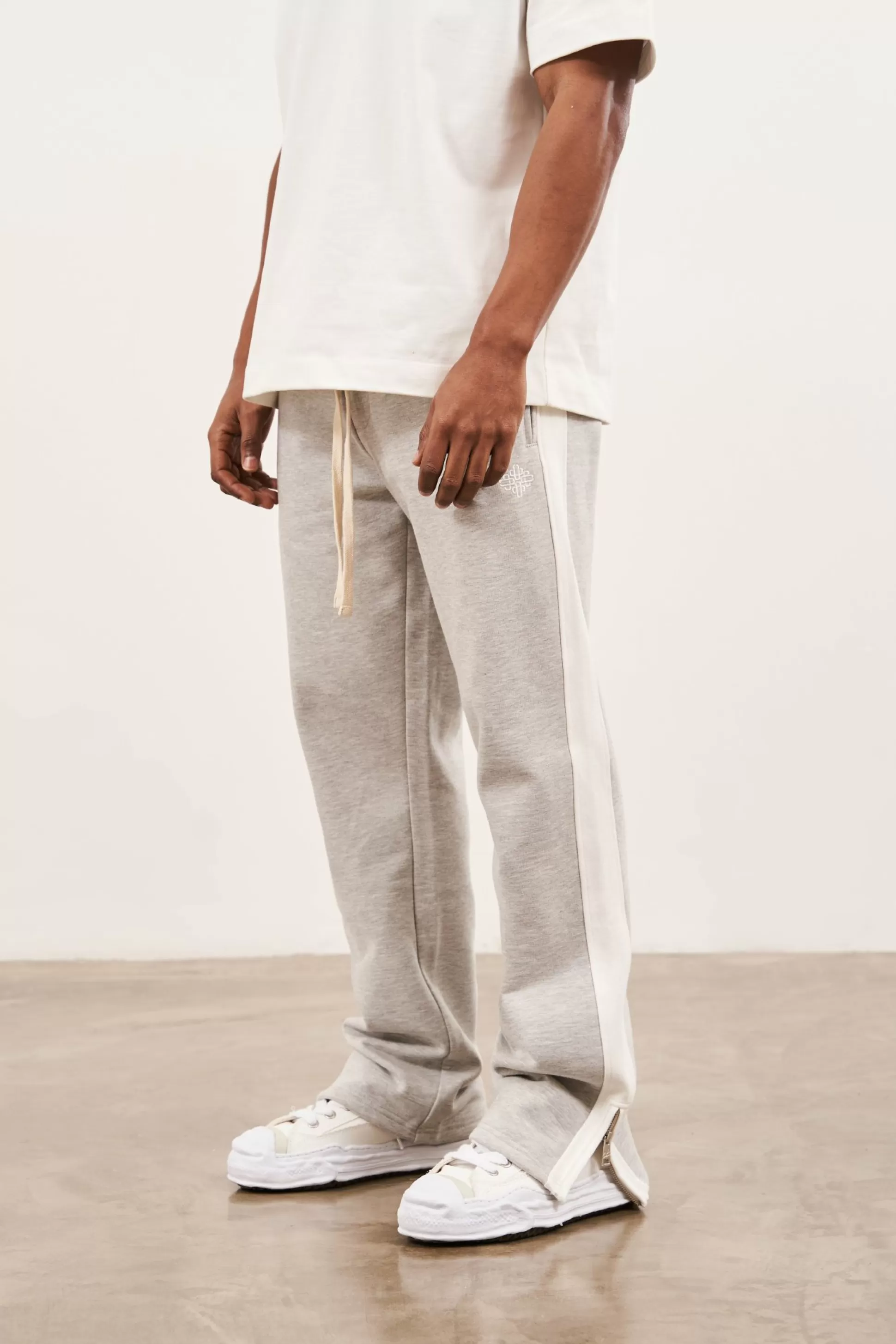 The Couture Club Emblem Side Panel Split Hem Joggers