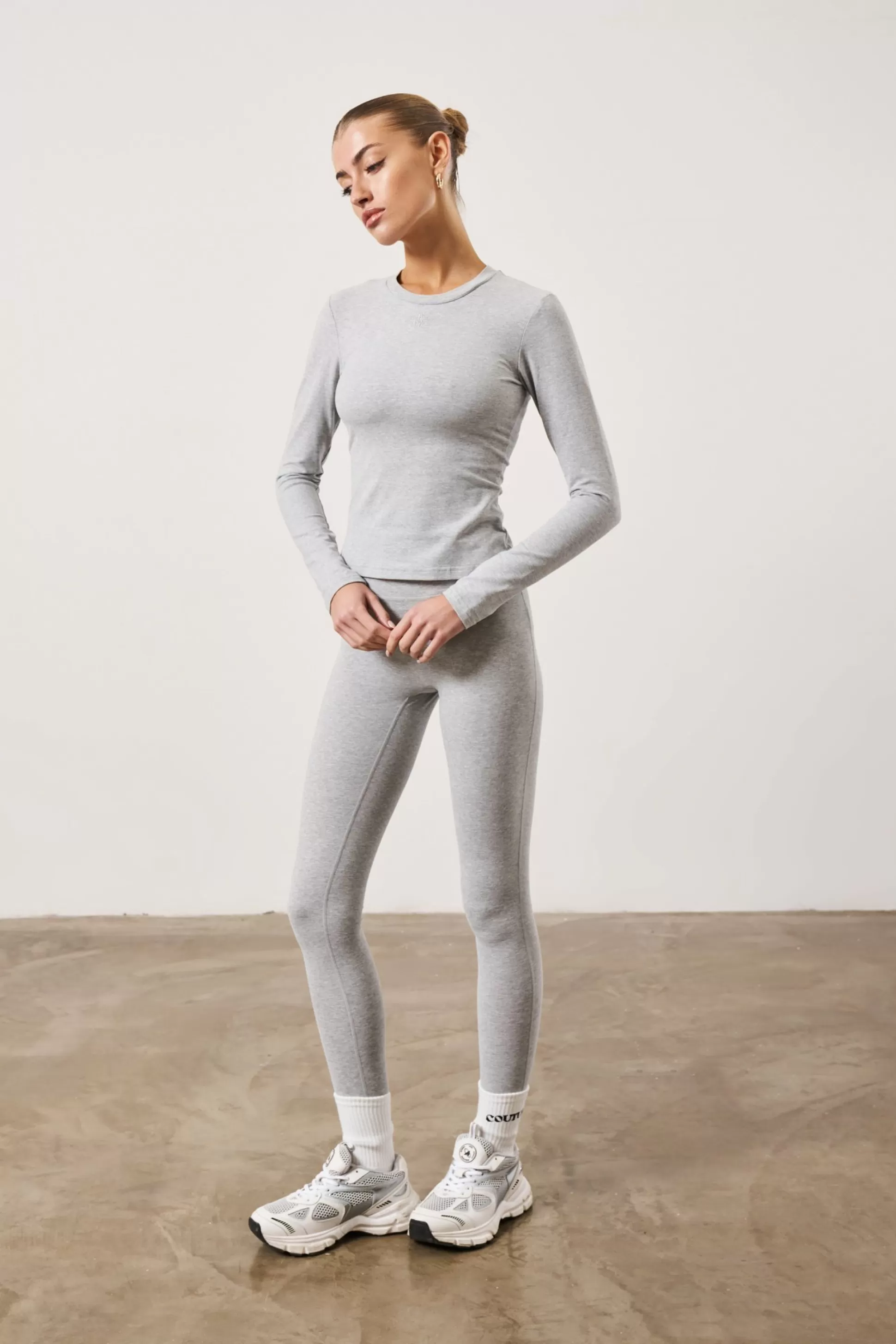 The Couture Club Emblem Soft Touch Jersey Leggings