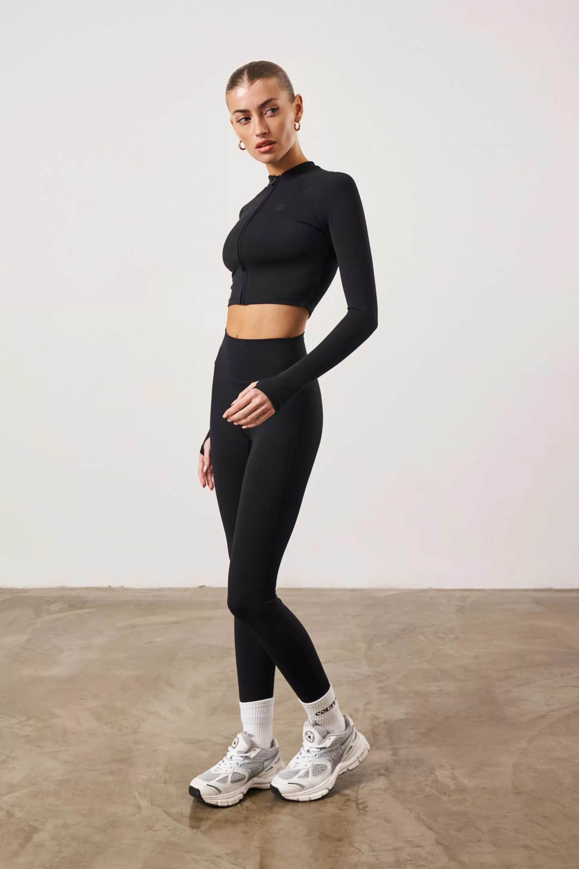 The Couture Club Emblem Soft Touch Jersey Leggings