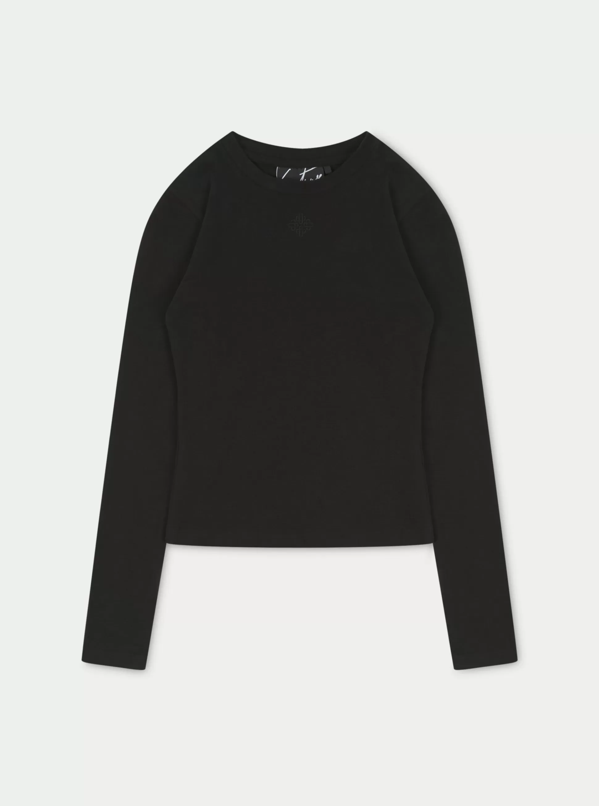 The Couture Club Emblem Soft Touch Jersey Long Sleeve Top