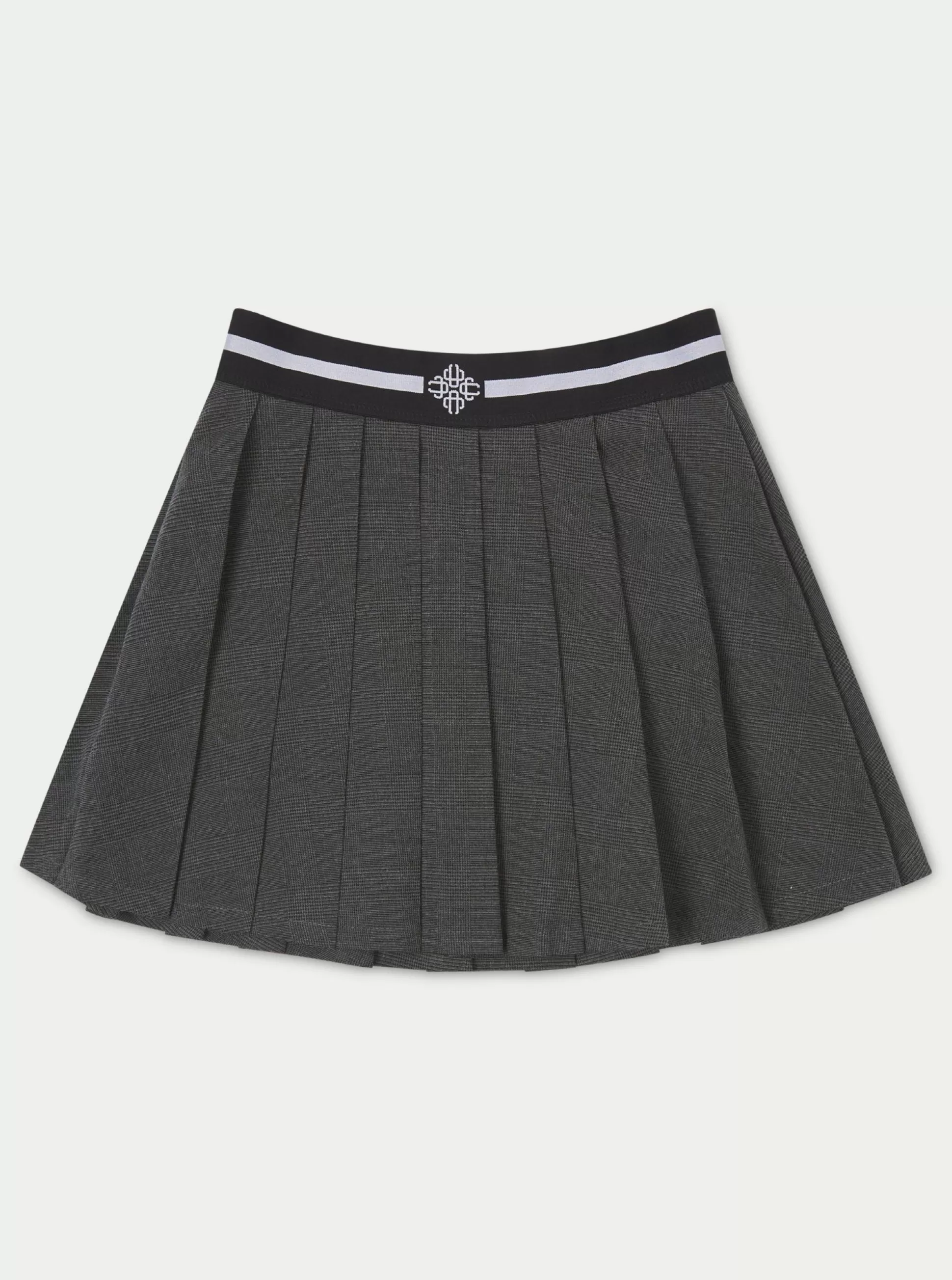 The Couture Club Emblem Waistband Tennis Mini Skirt