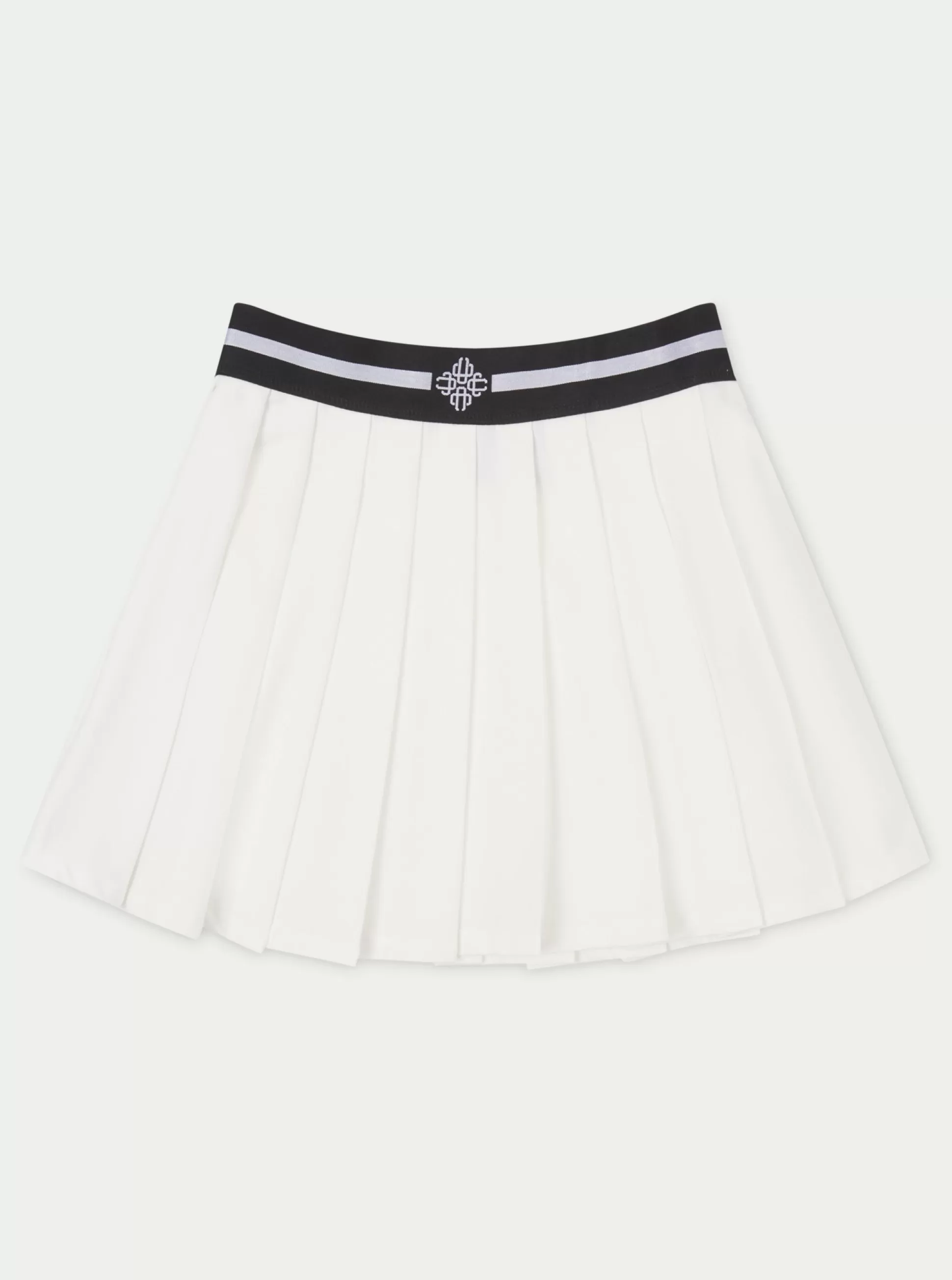 The Couture Club Emblem Waistband Tennis Mini Skirt