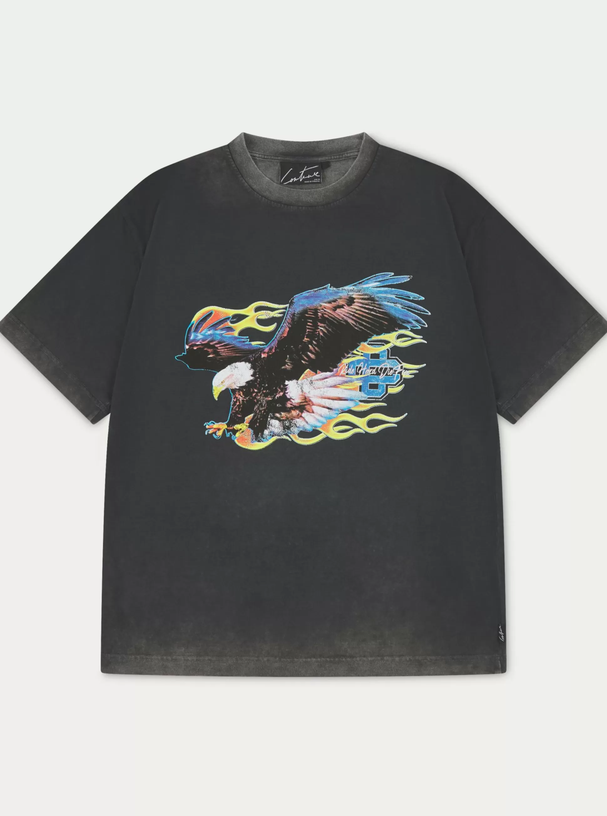 The Couture Club Graphic Flame Vintage T-Shirt
