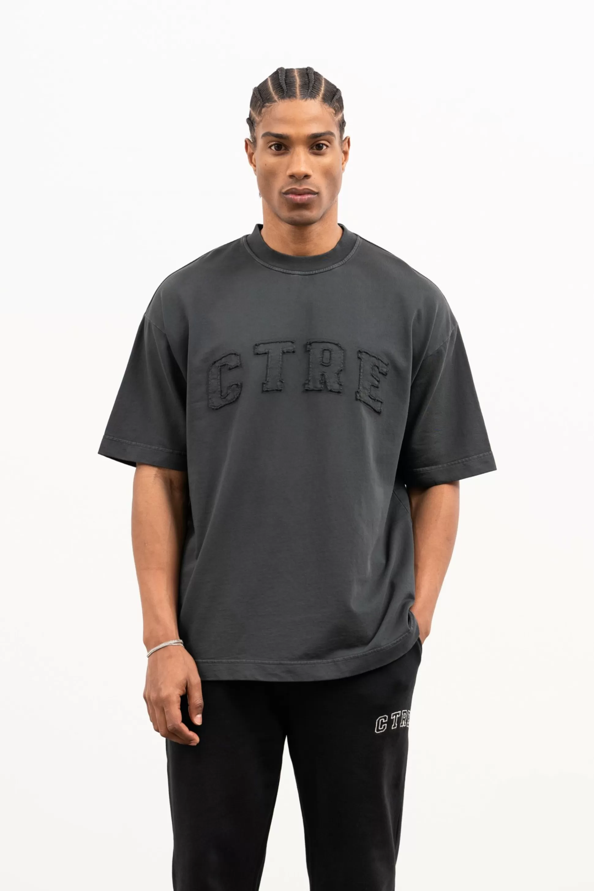 The Couture Club Heavyweight Ctre Applique T-Shirt