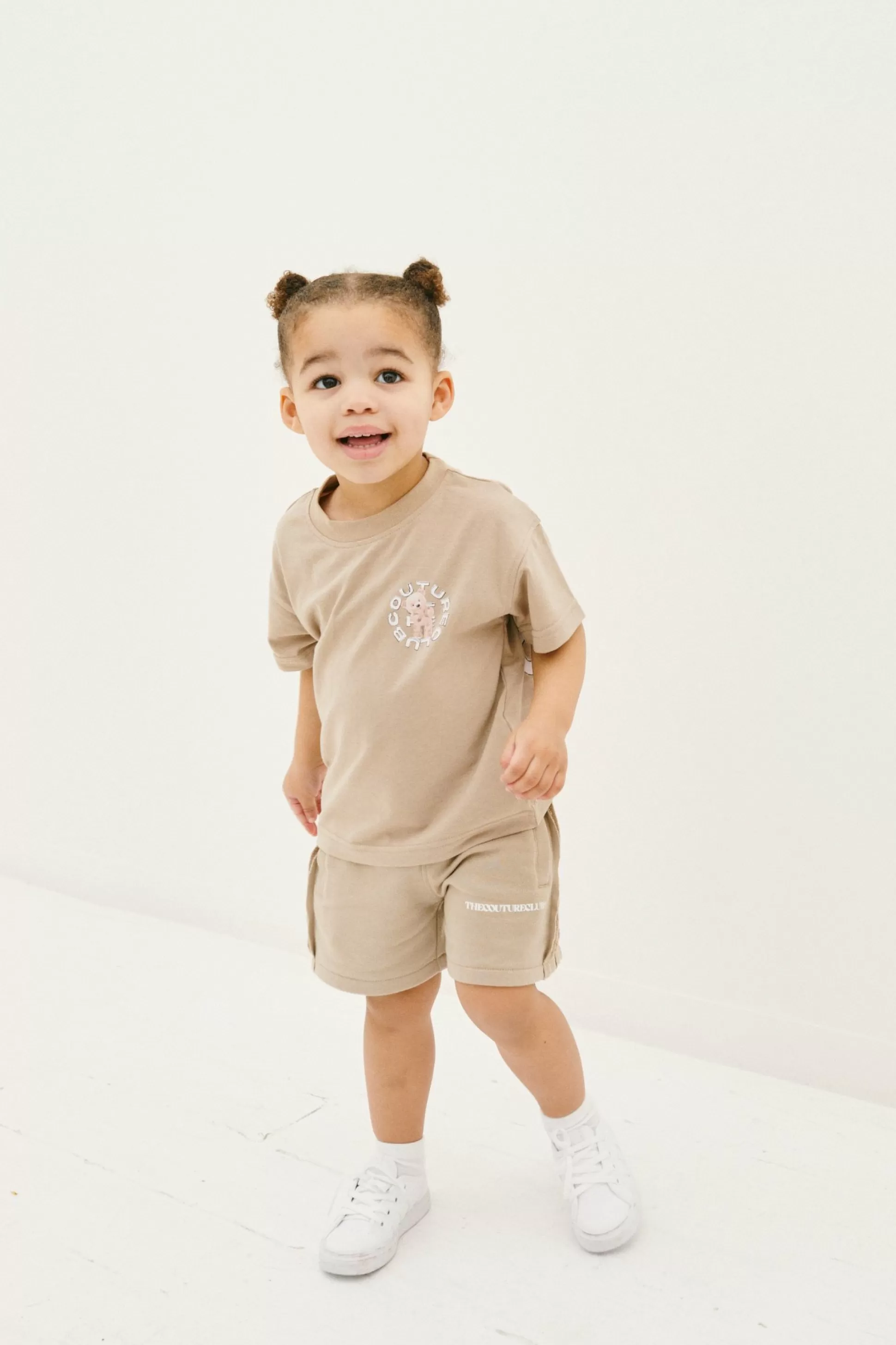 The Couture Club Kids Circle Graphic Teddy T-Shirt