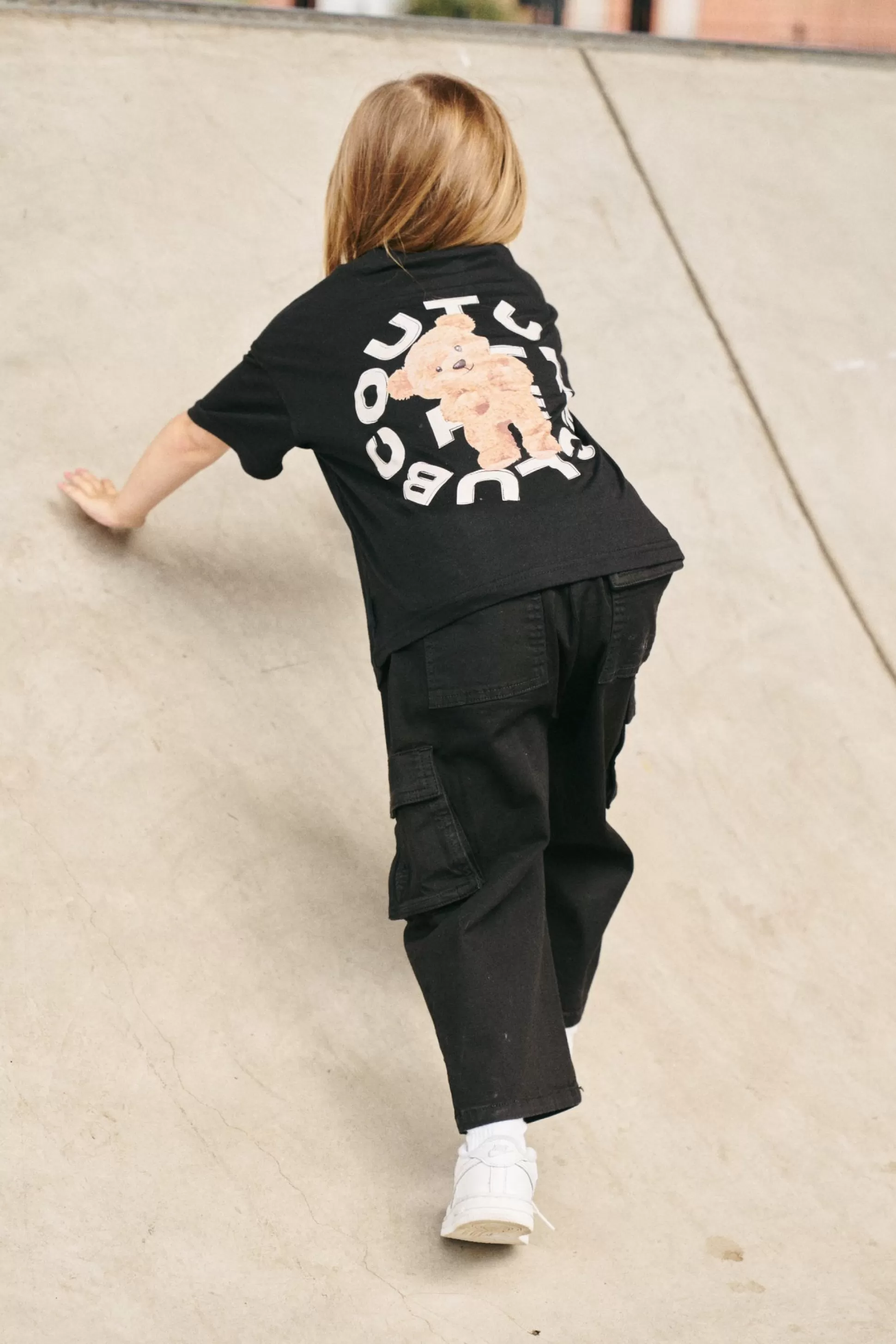 The Couture Club Kids Circle Graphic Teddy T-Shirt