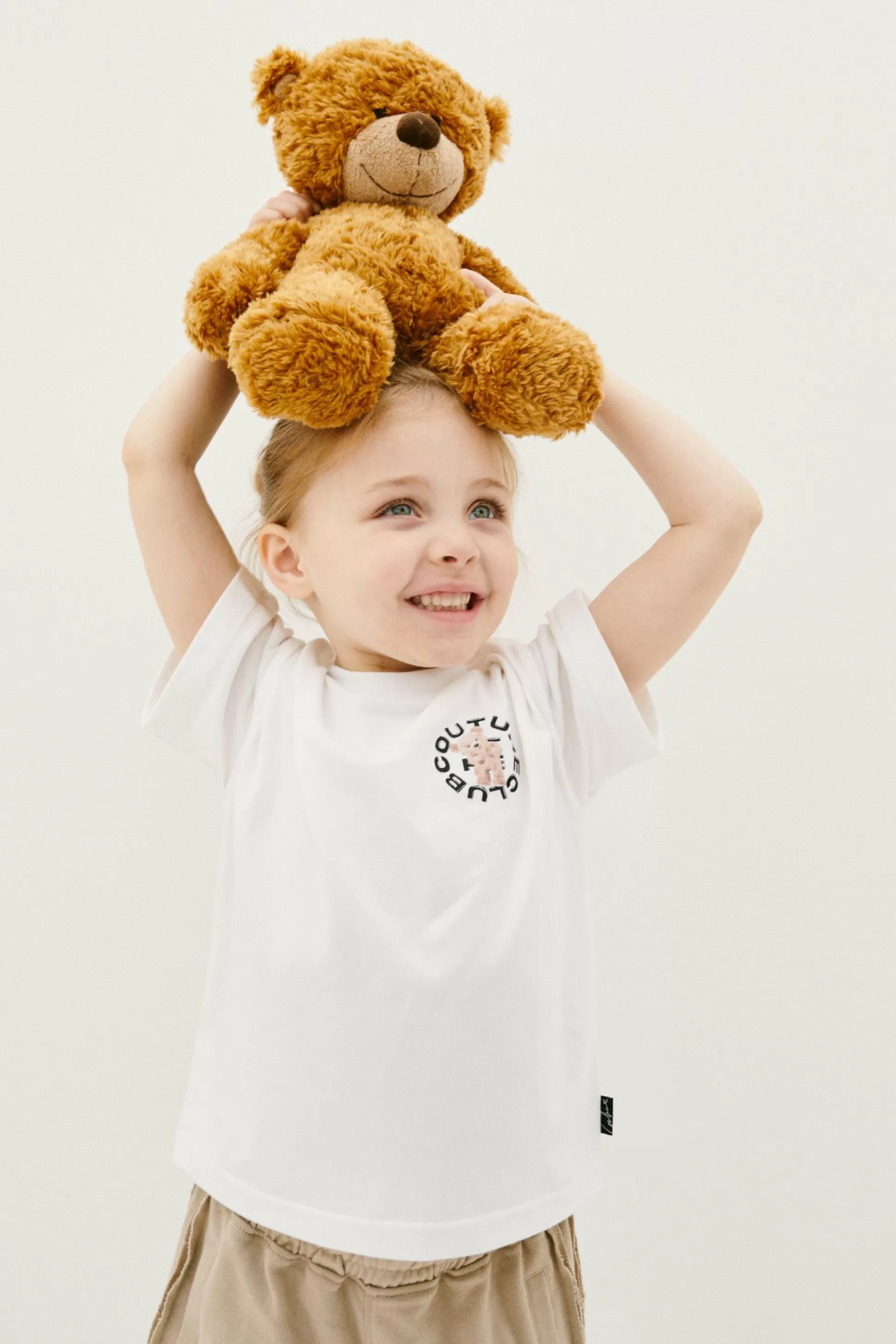 The Couture Club Kids Circle Graphic Teddy T-Shirt