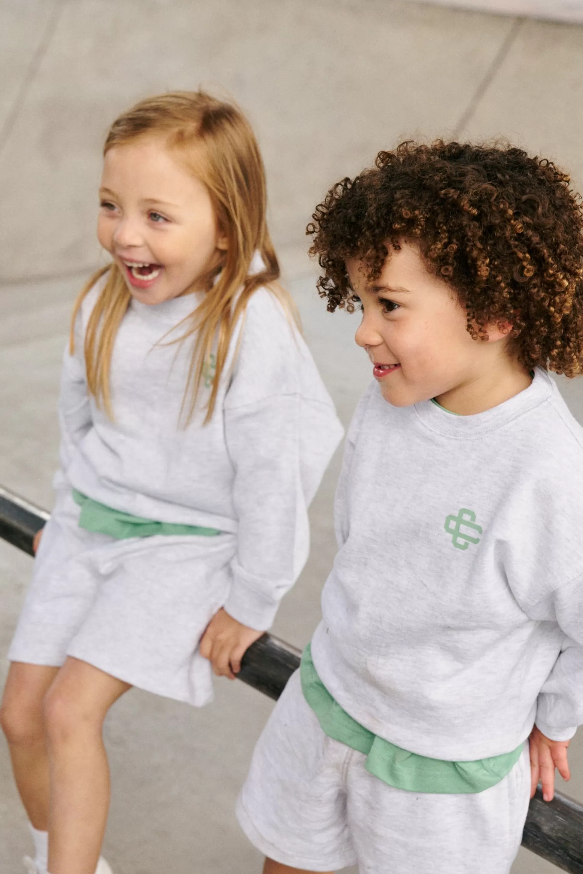 The Couture Club Kids Emblem Print Sweat