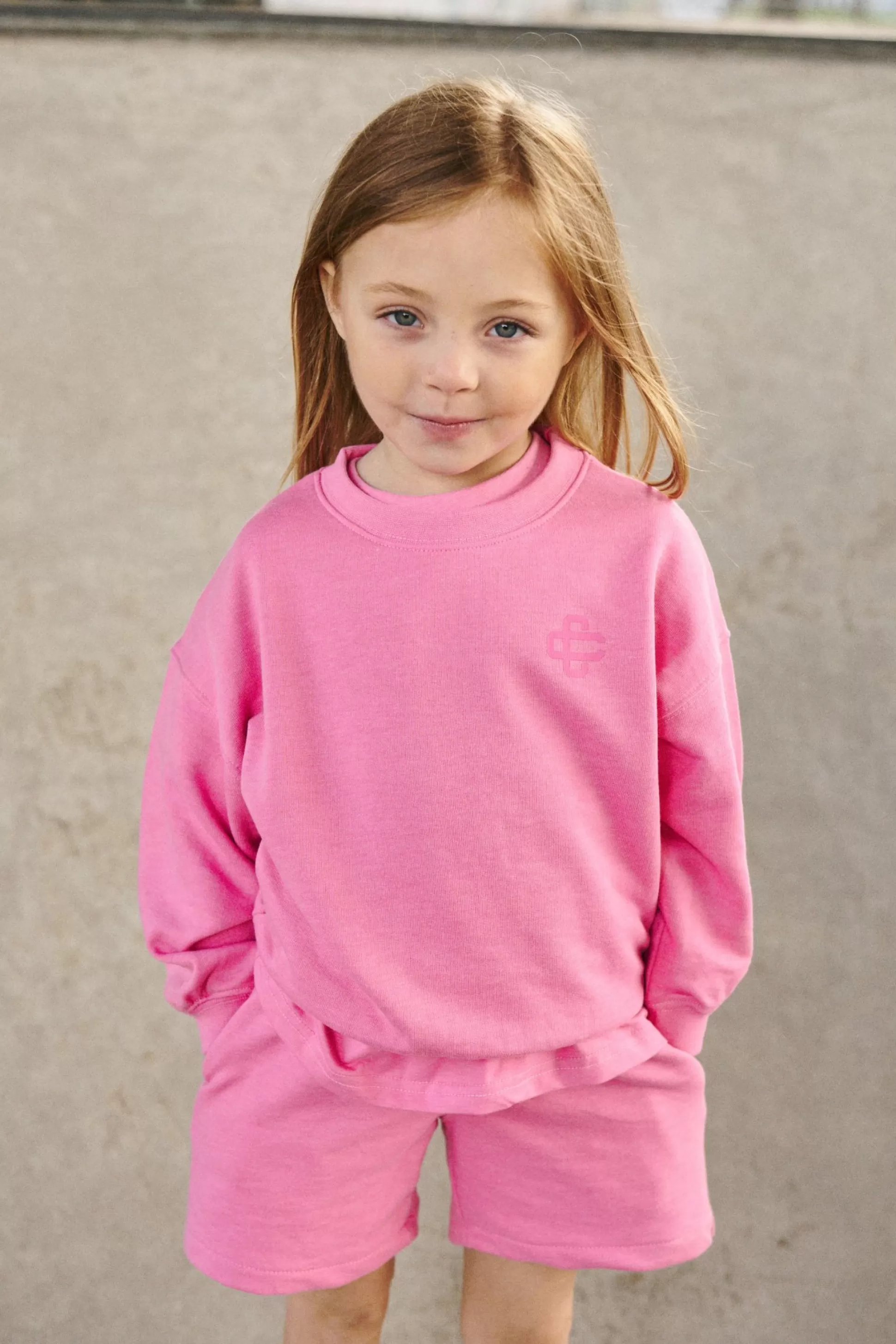 The Couture Club Kids Emblem Print Sweat