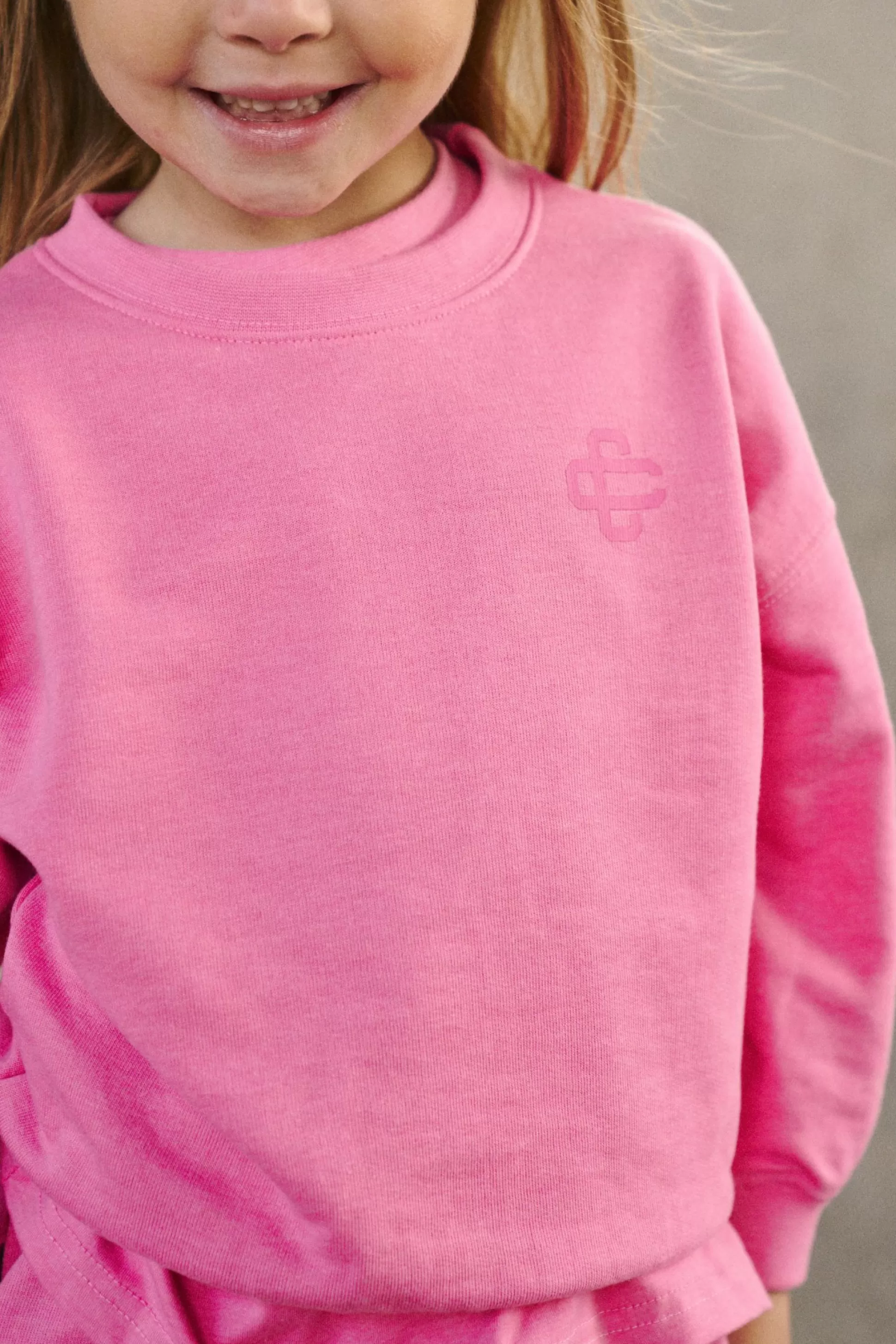 The Couture Club Kids Emblem Print Sweat