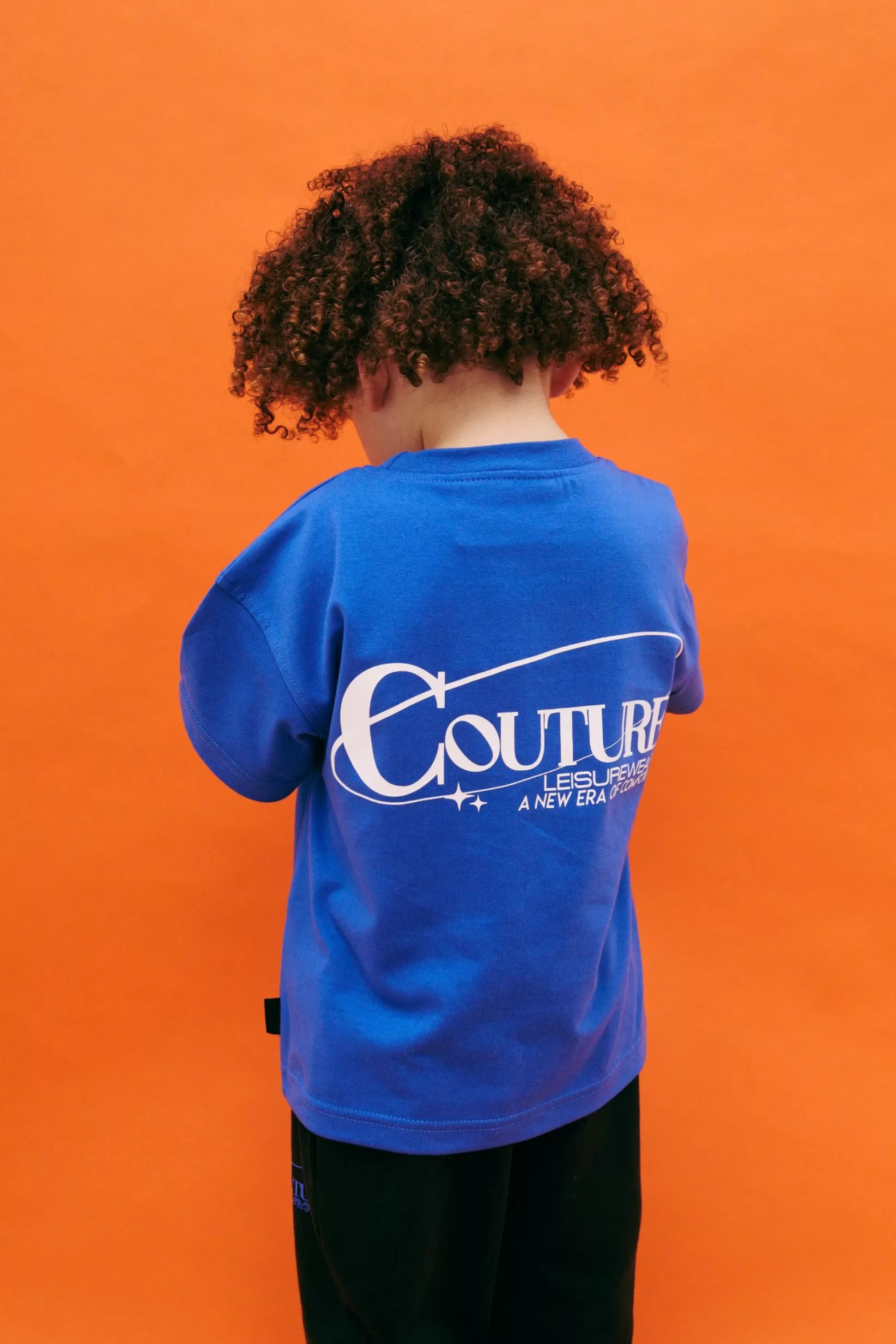 The Couture Club Kids Globe Print Boxy T-Shirt