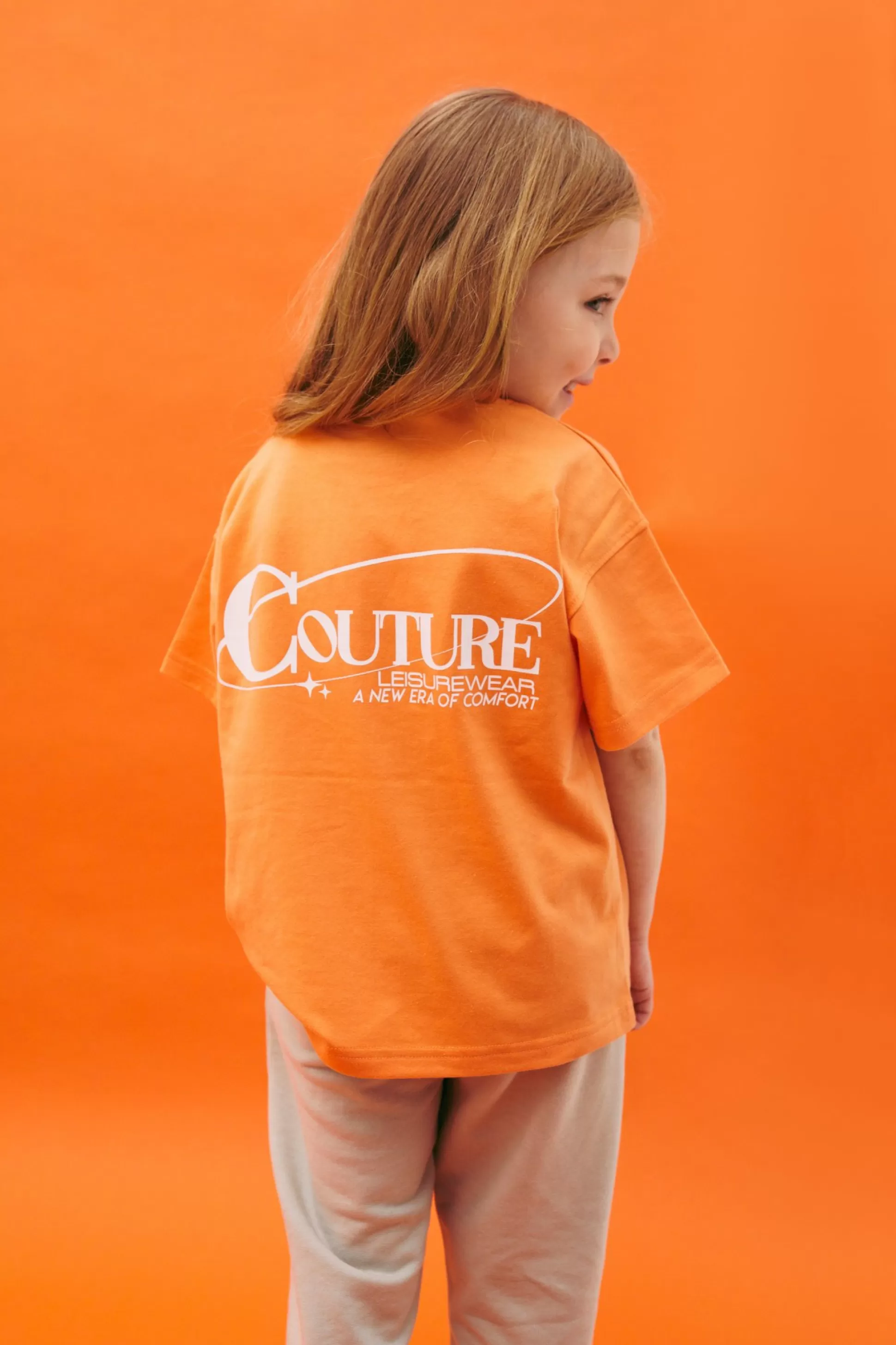 The Couture Club Kids Globe Print Boxy T-Shirt