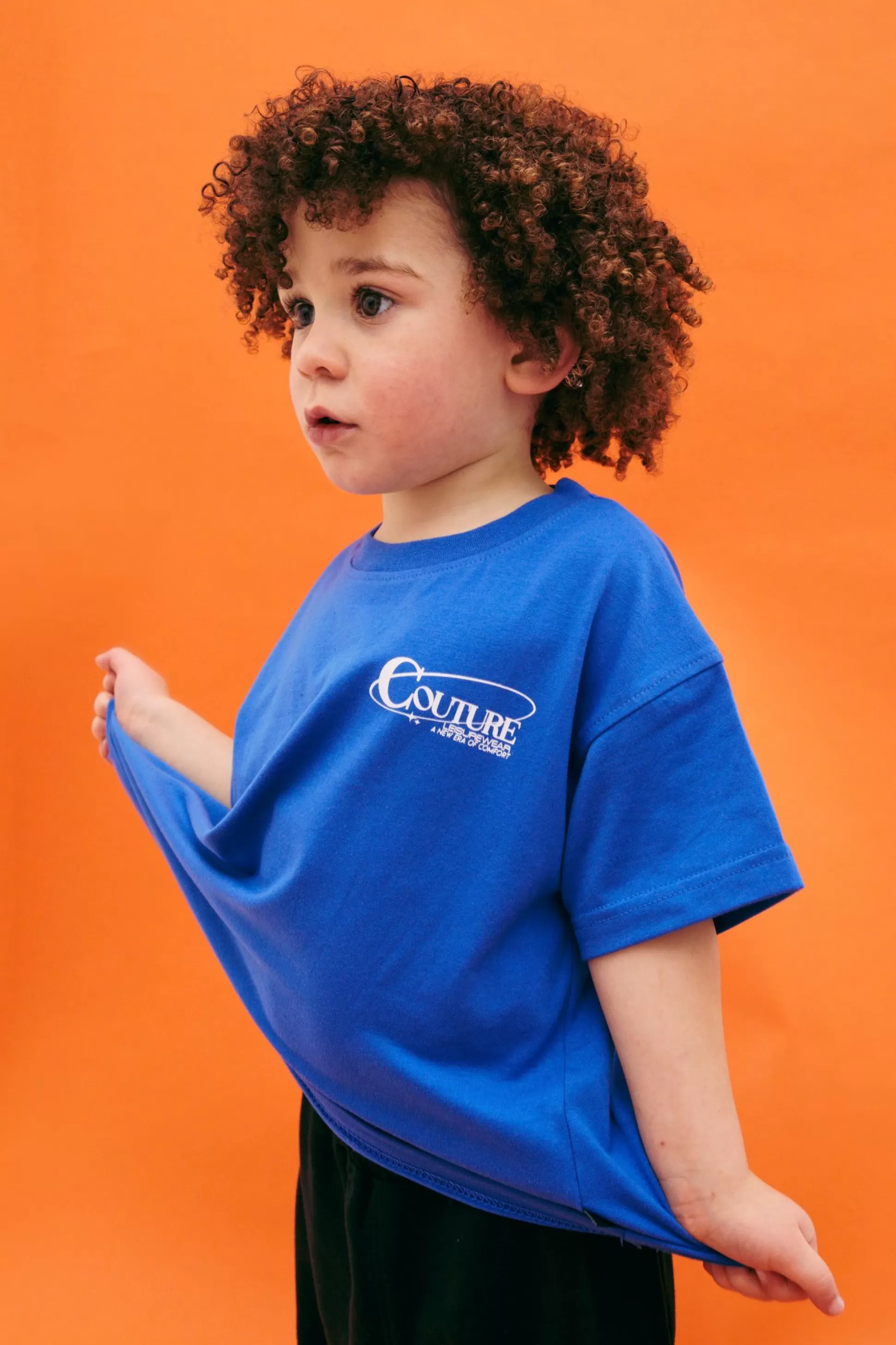 The Couture Club Kids Globe Print Boxy T-Shirt