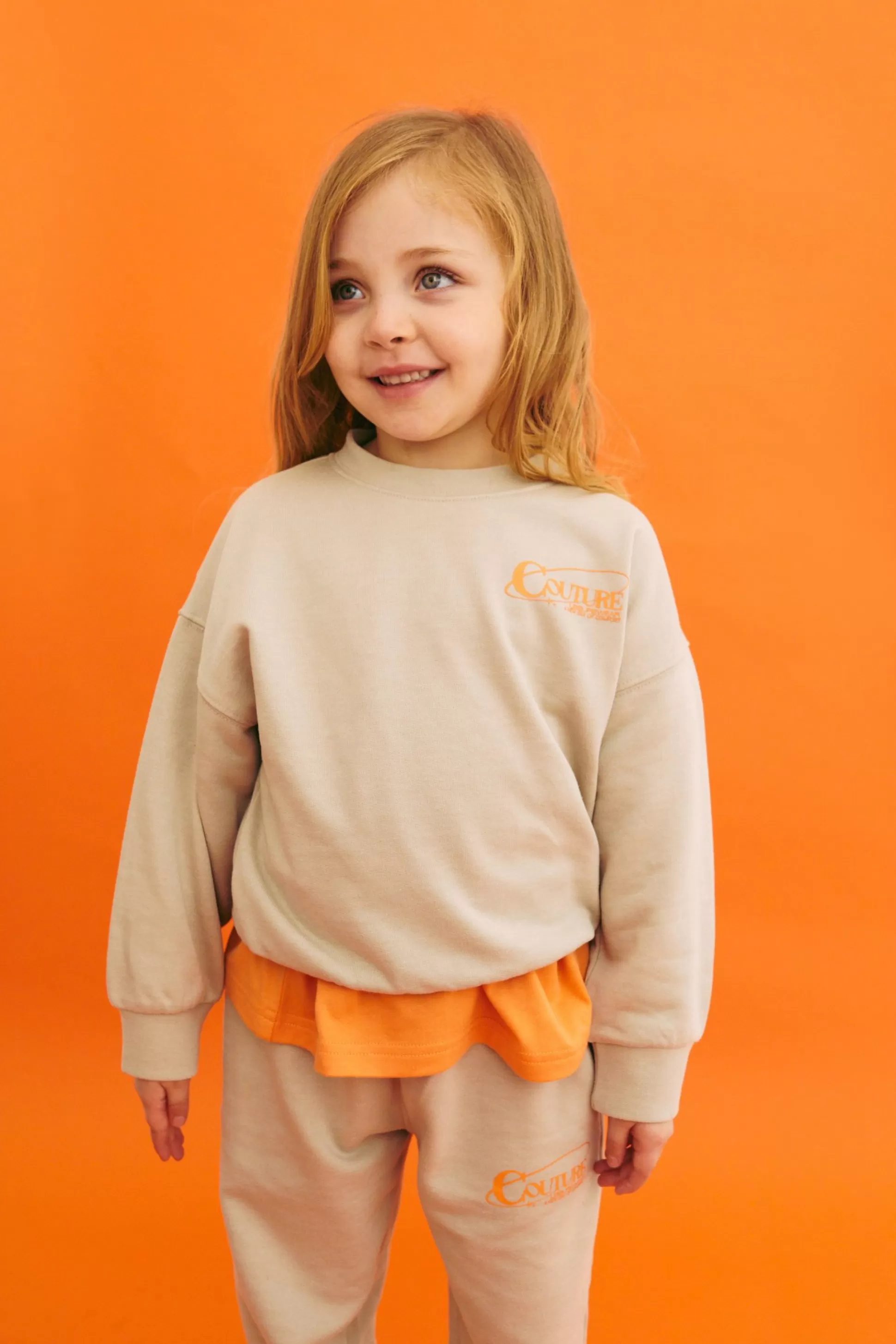 The Couture Club Kids Globe Print Sweat