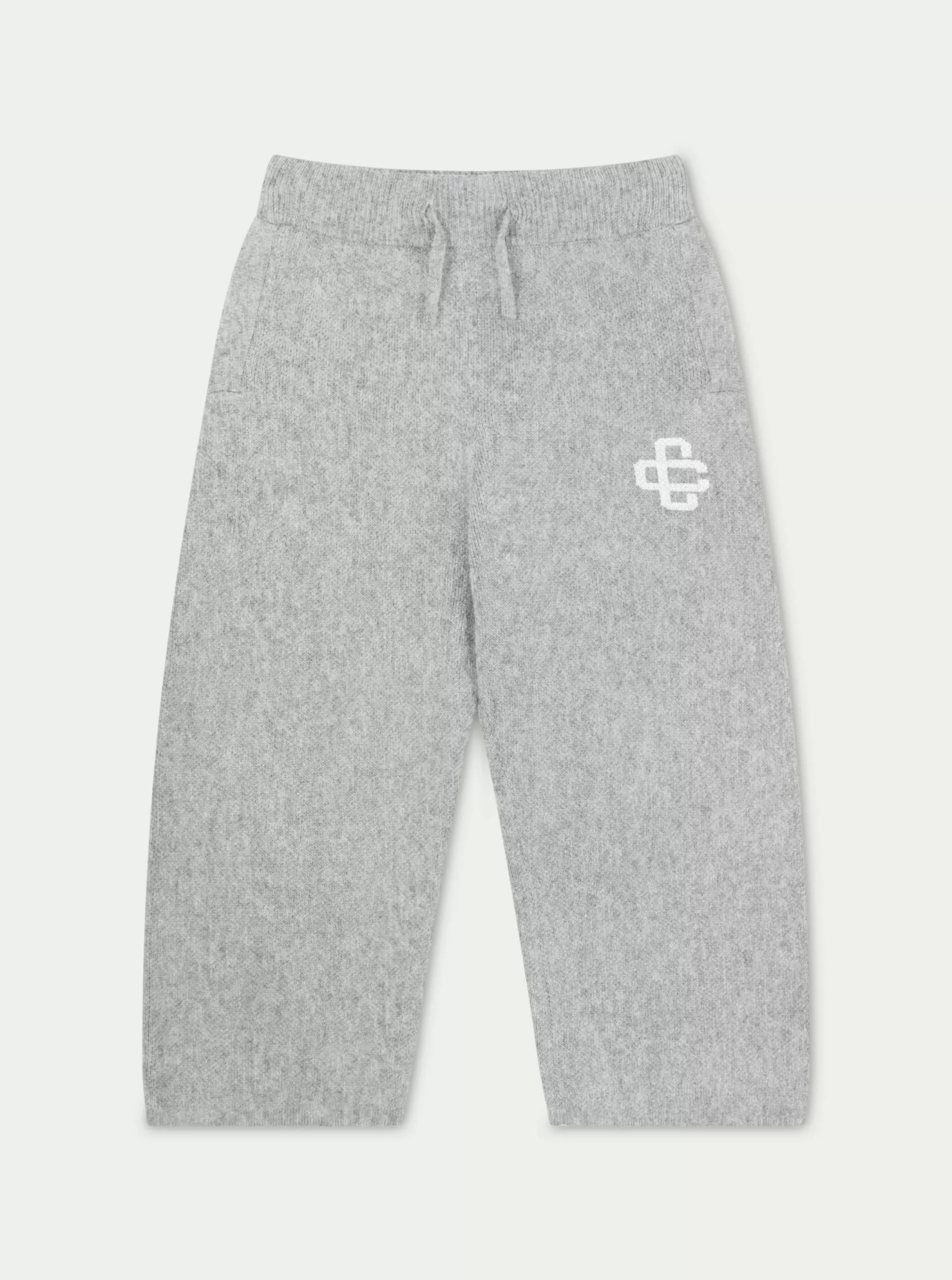 The Couture Club Kids Knitted Emblem Jogger