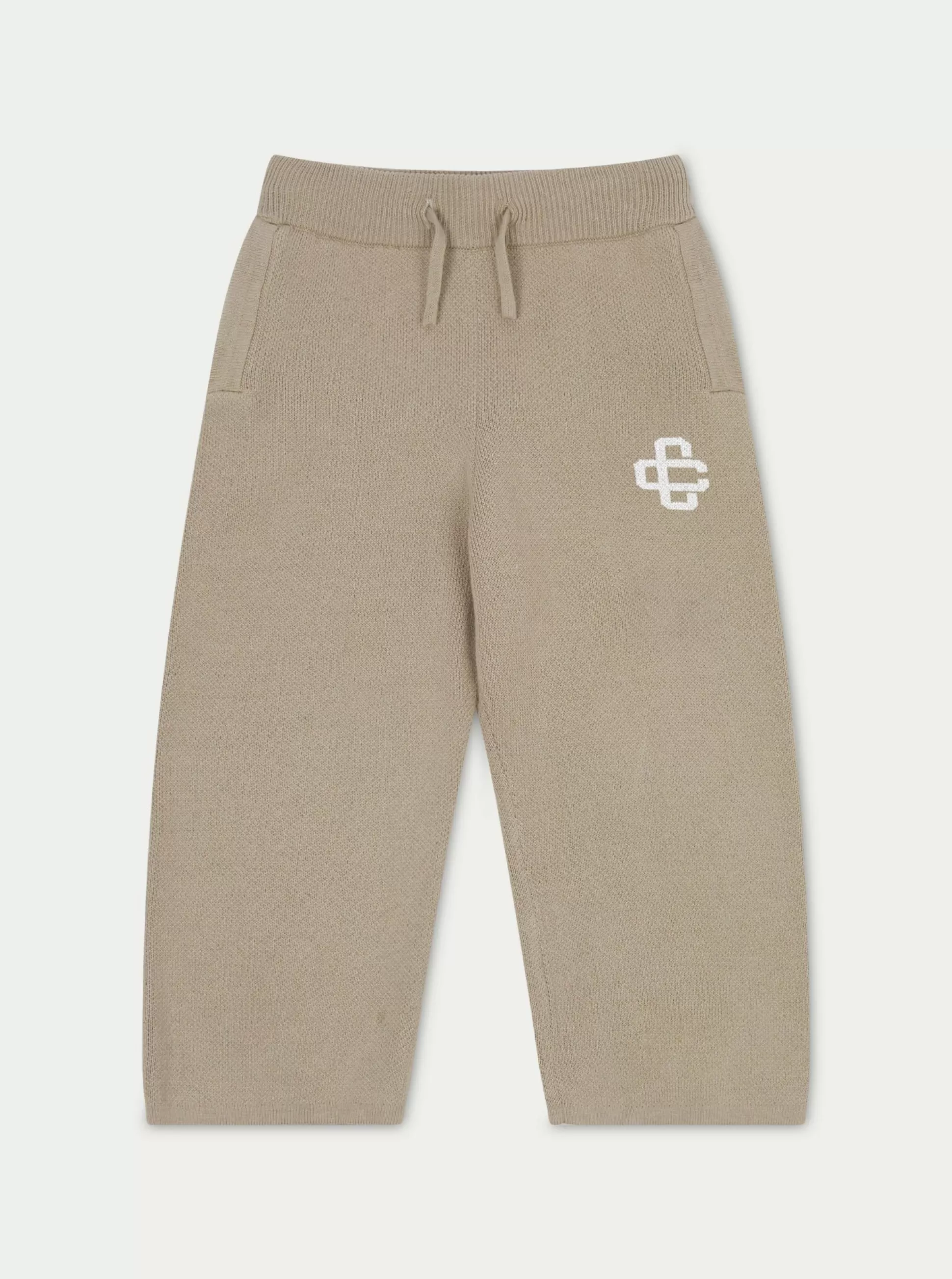 The Couture Club Kids Knitted Emblem Jogger